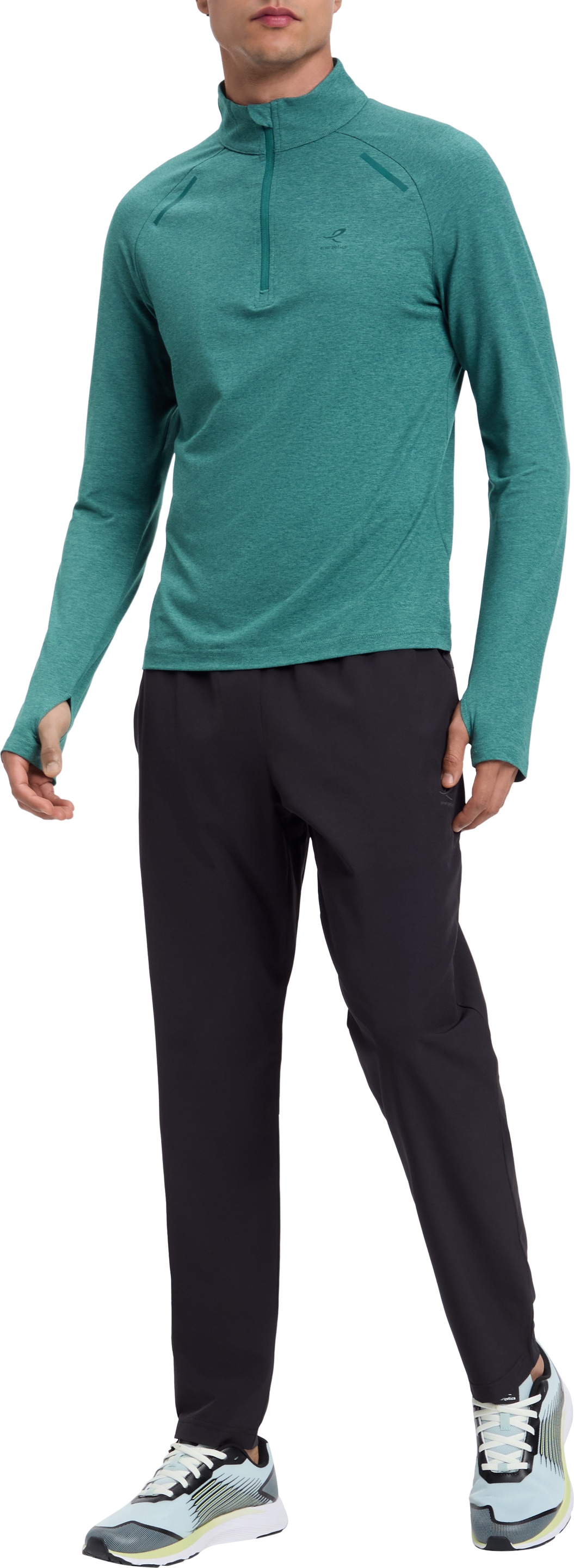Energetics Rollkragenshirt »HE.-LANGARMSHIRT CUSCO IV M« körpernah geschnitten, Langarm, mit Half Zip, für Sport