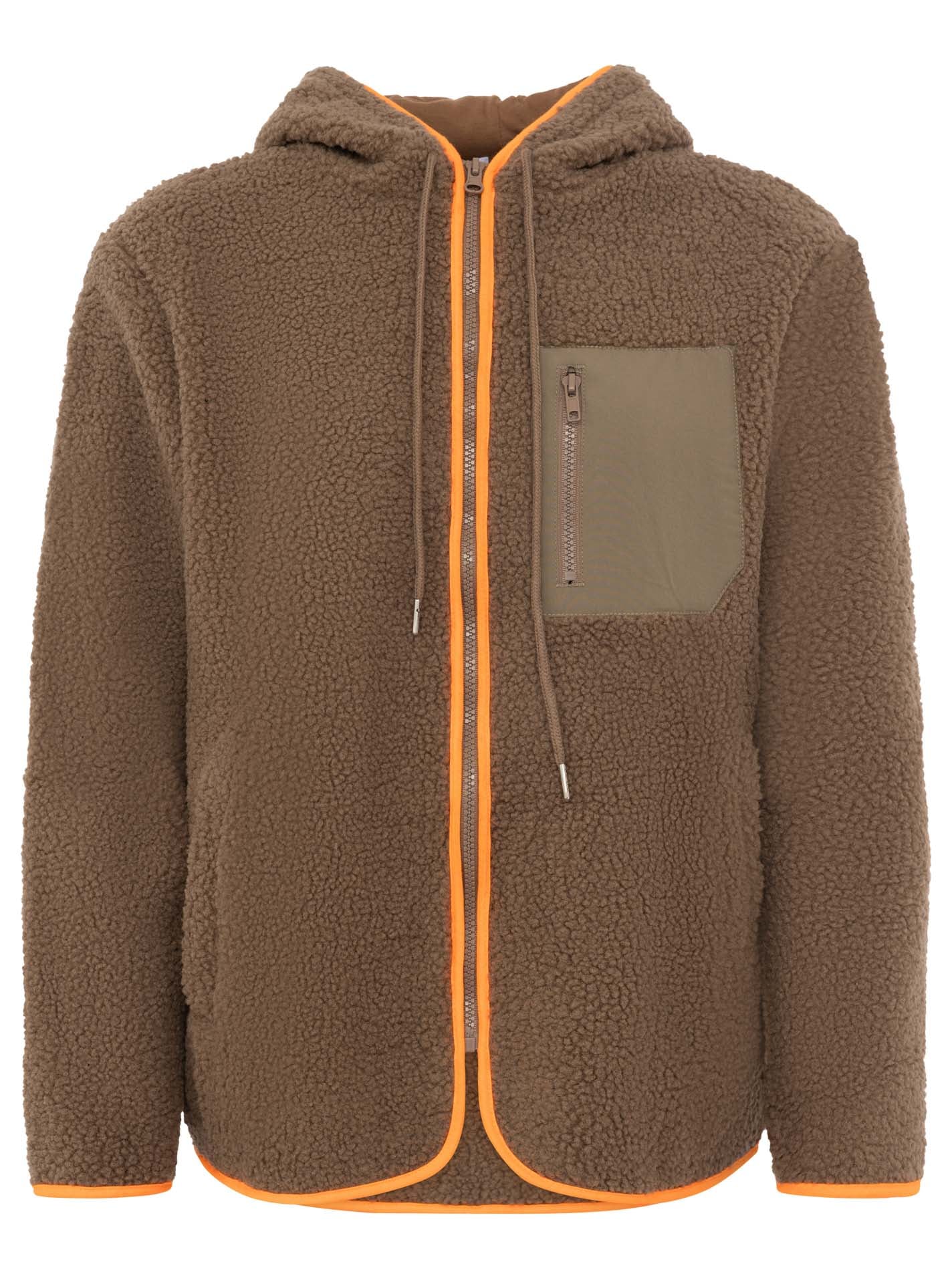 Zwillingsherz Fleecejacke »"Classic"« mit Kapuze kuschelig weich, mit Taschen, Kapuze, Kontrastdetails