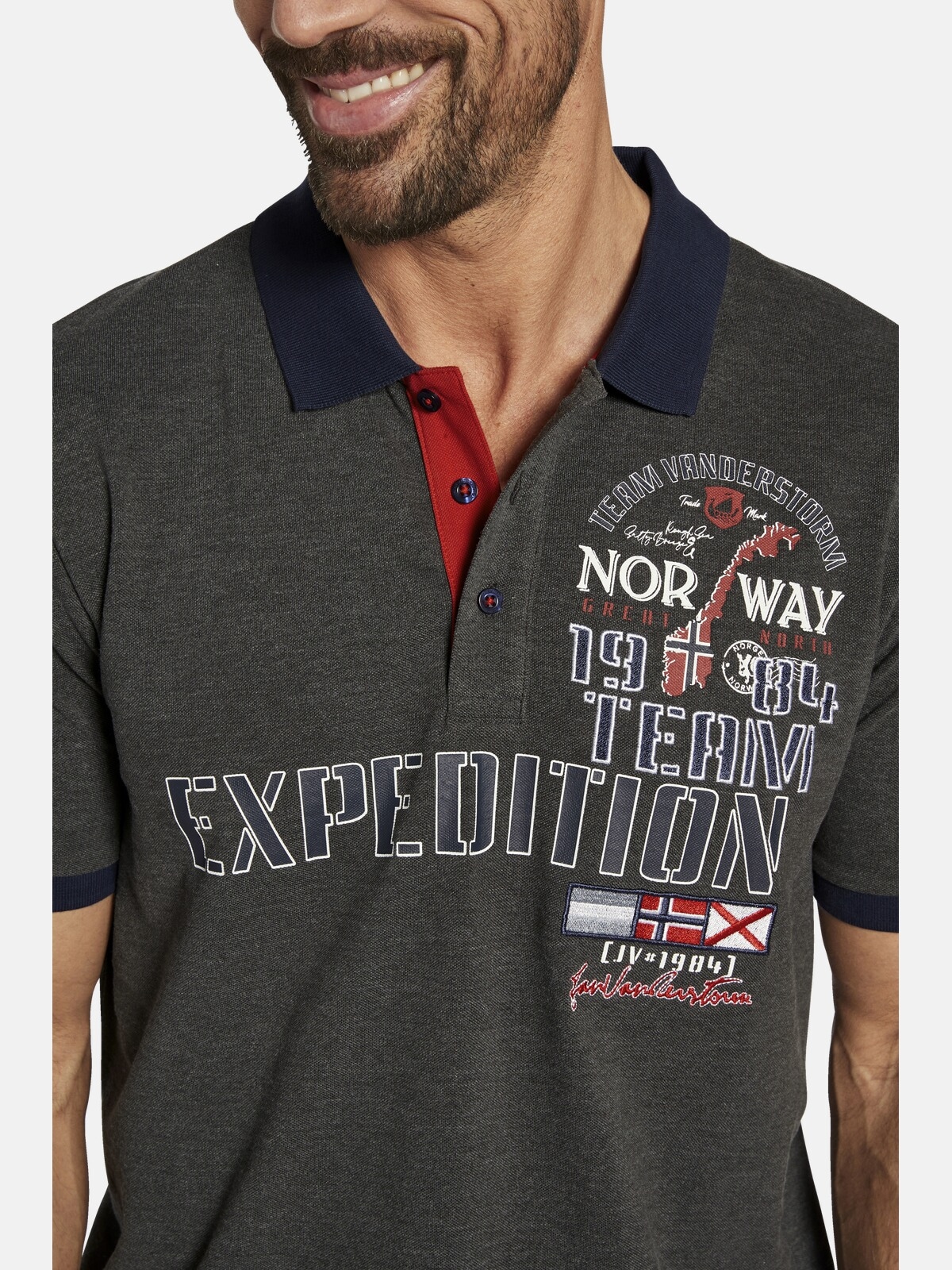 Jan Vanderstorm Poloshirt »Poloshirt ERLING«