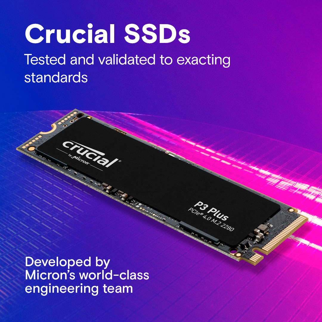 Crucial interne SSD »P3 Plus 4 TB«, Anschluss PCI Express 4.0