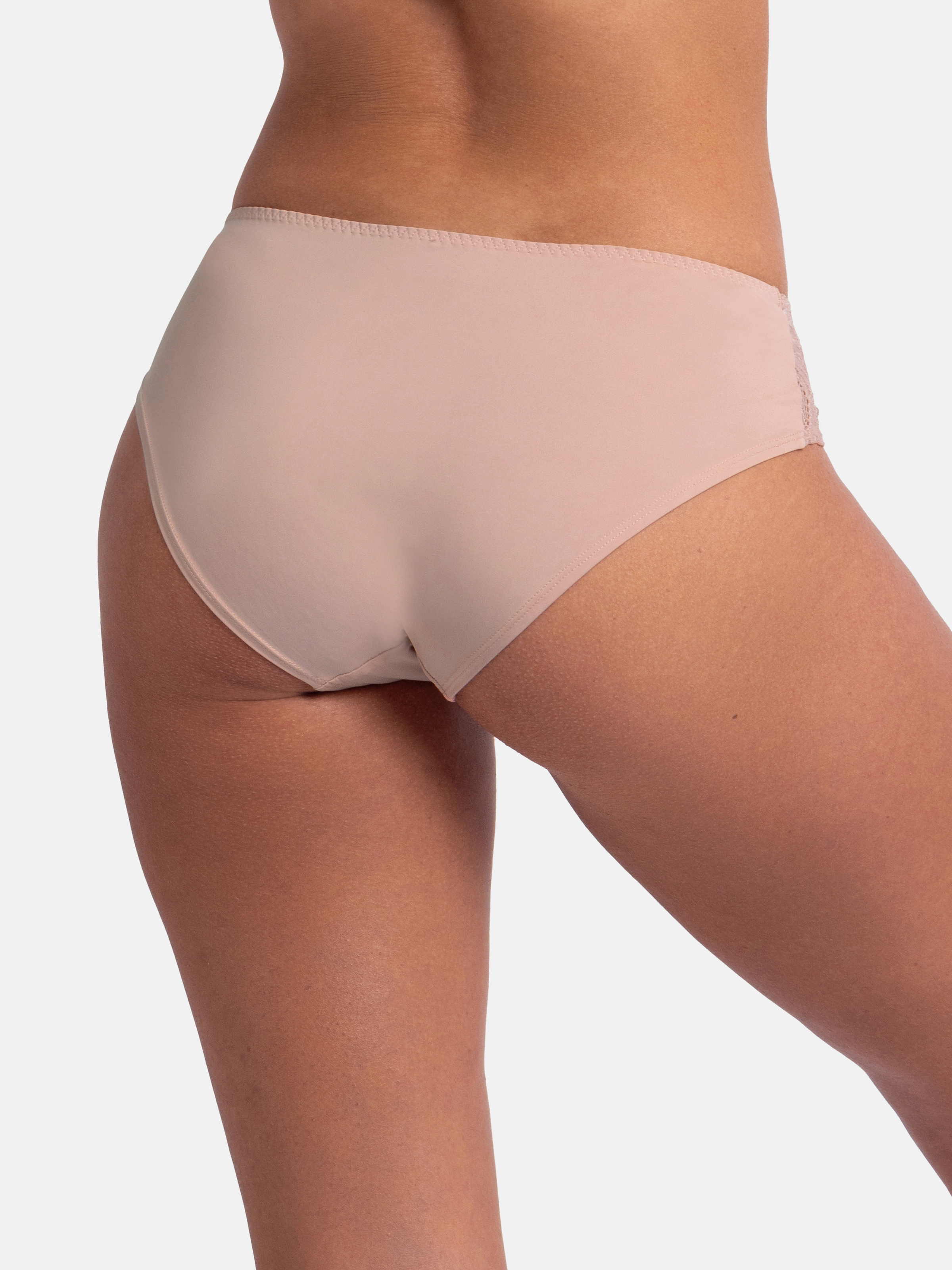 Dorina Hipster »NADIA-2PP«, (2er Pack), 1x uni, 1x mit zartem Spitzenbesatz