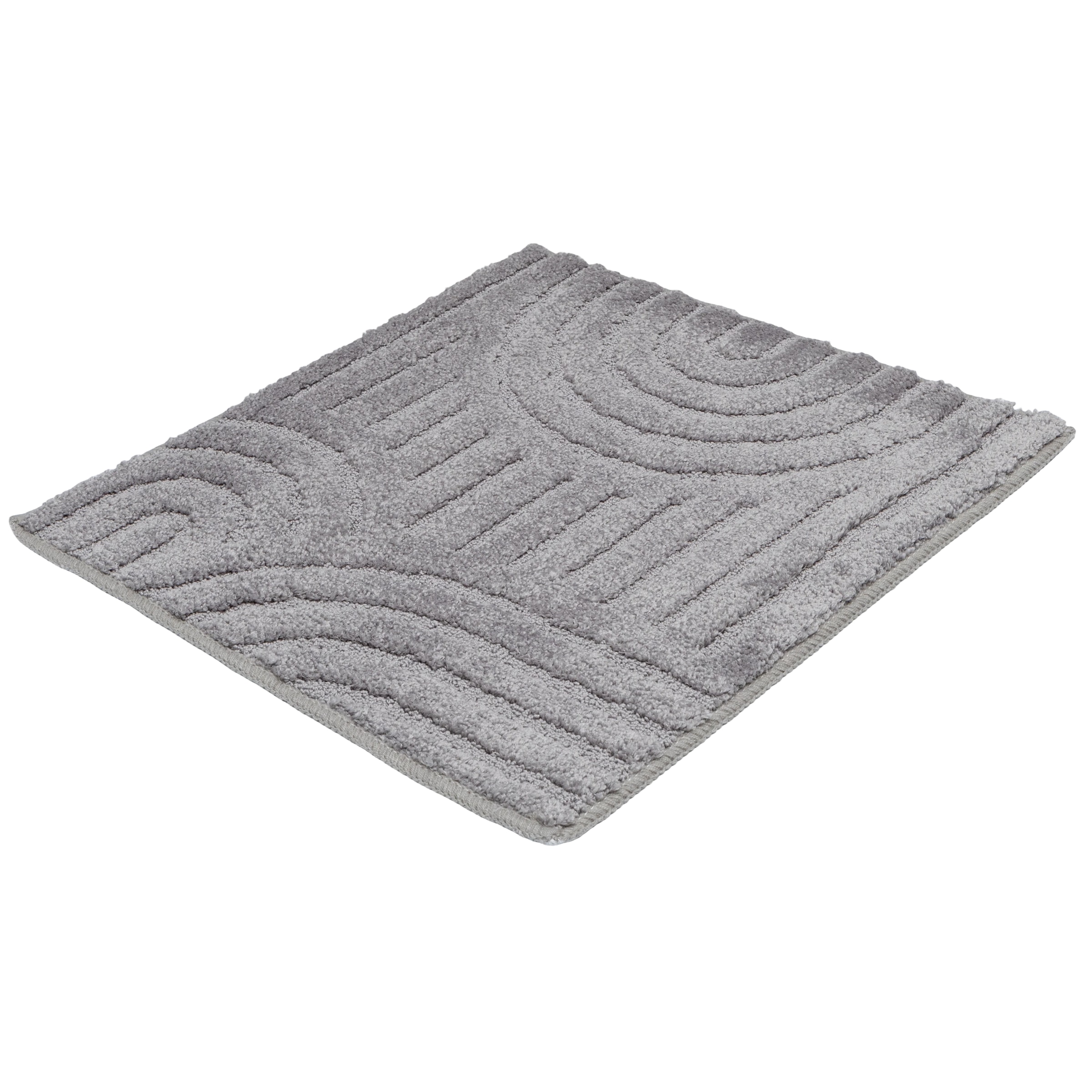 OTTO home »Zen, Badvorleger, Badezimmer Teppich, Duschvorleger« Höhe 10 mm rutschhemmend beschichtet fußbodenheizungsgeeignet | schnell trocknend Uni Farben, Hoch-Tief-Effekt, modernes Muster, Zen
