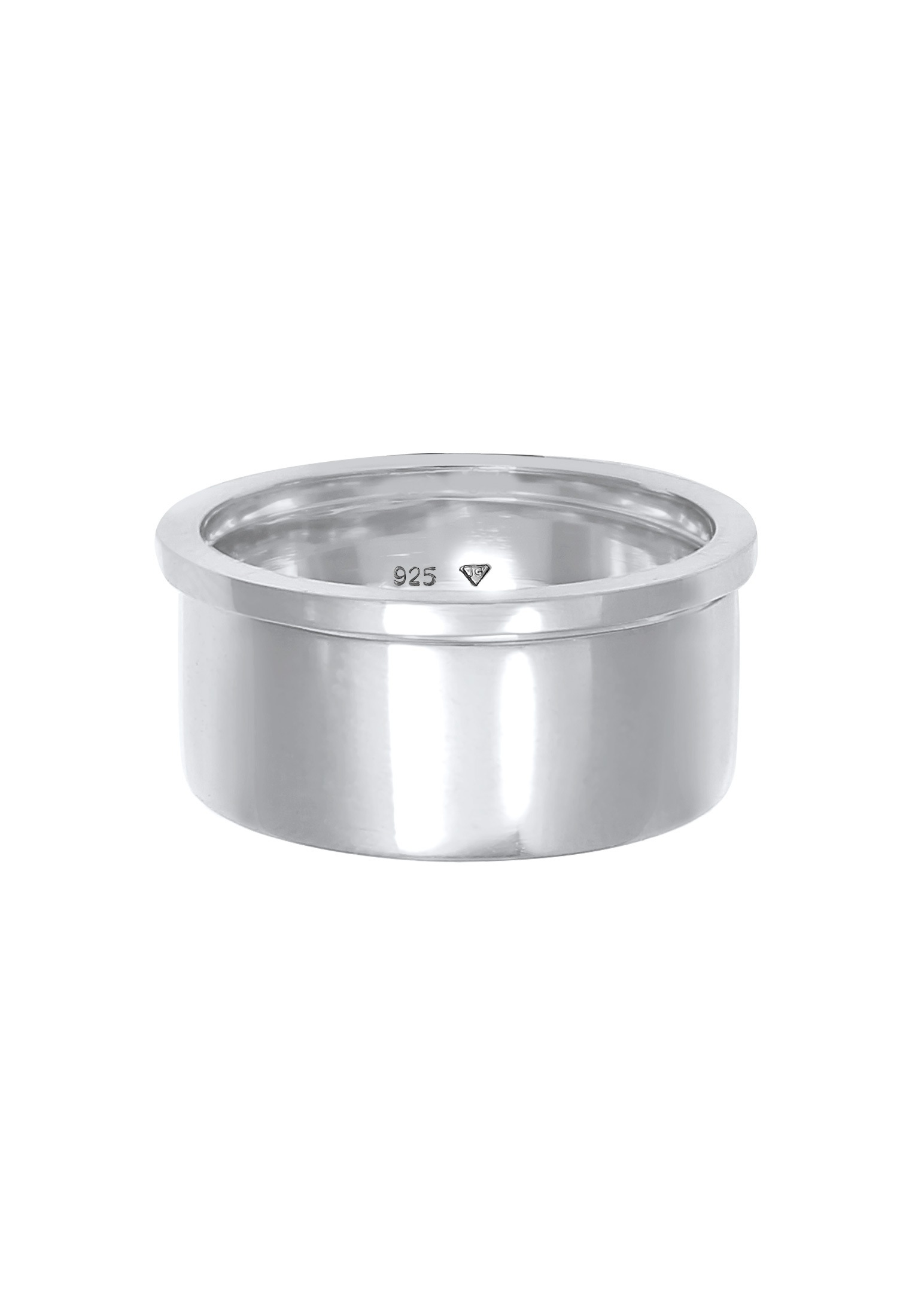 Elli Ring-Set »Ring Bandring Stacking Breit Schmal Basic 2er Set 925 Sterling Silber«
