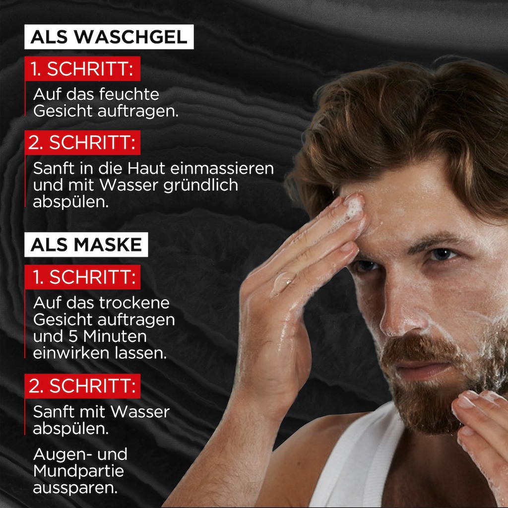 L'ORÉAL PARIS MEN EXPERT Gesichtsreinigungsgel »Pure Carbon Anti-Pickel«