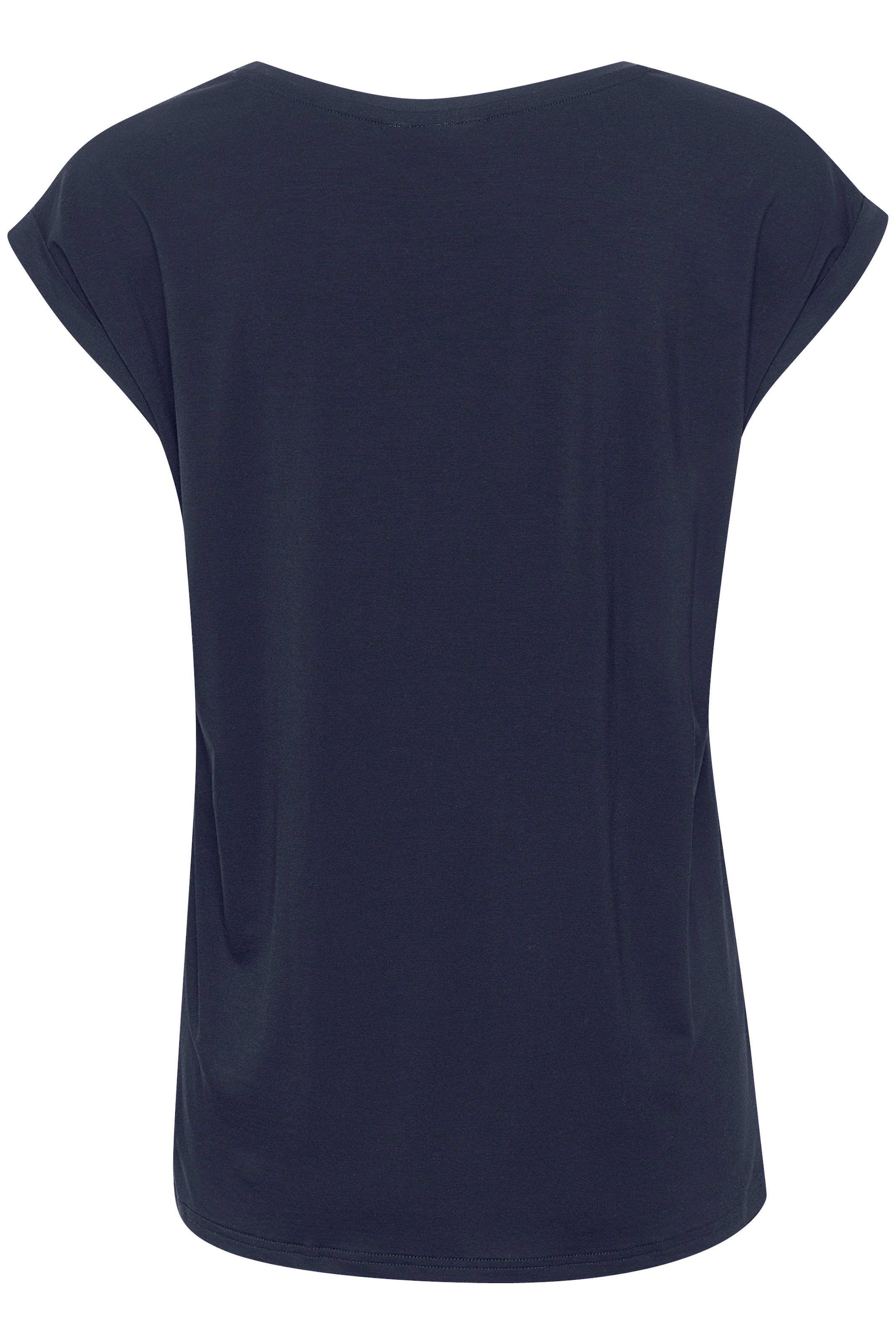 Saint Tropez Rundhalsshirt, Basic in edler LYOCELL Qualität