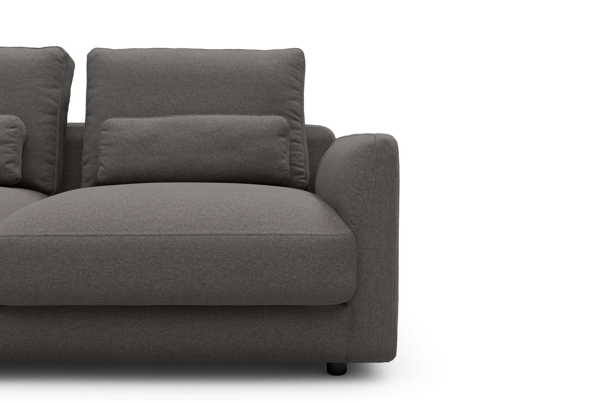 Tenksom Ecksofa »Polsterecke, L-Form, Eckcouch, mit Federkern, inkl. Kissen« legerer Sitzkomfort zum Entspannen und Verweilen