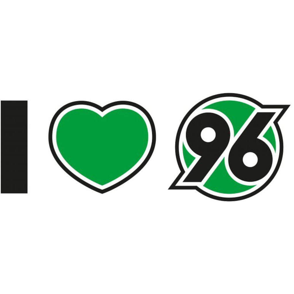Wall-Art Wandtattoo »Hannover 96 Spruch I love 96«, (1 St.)