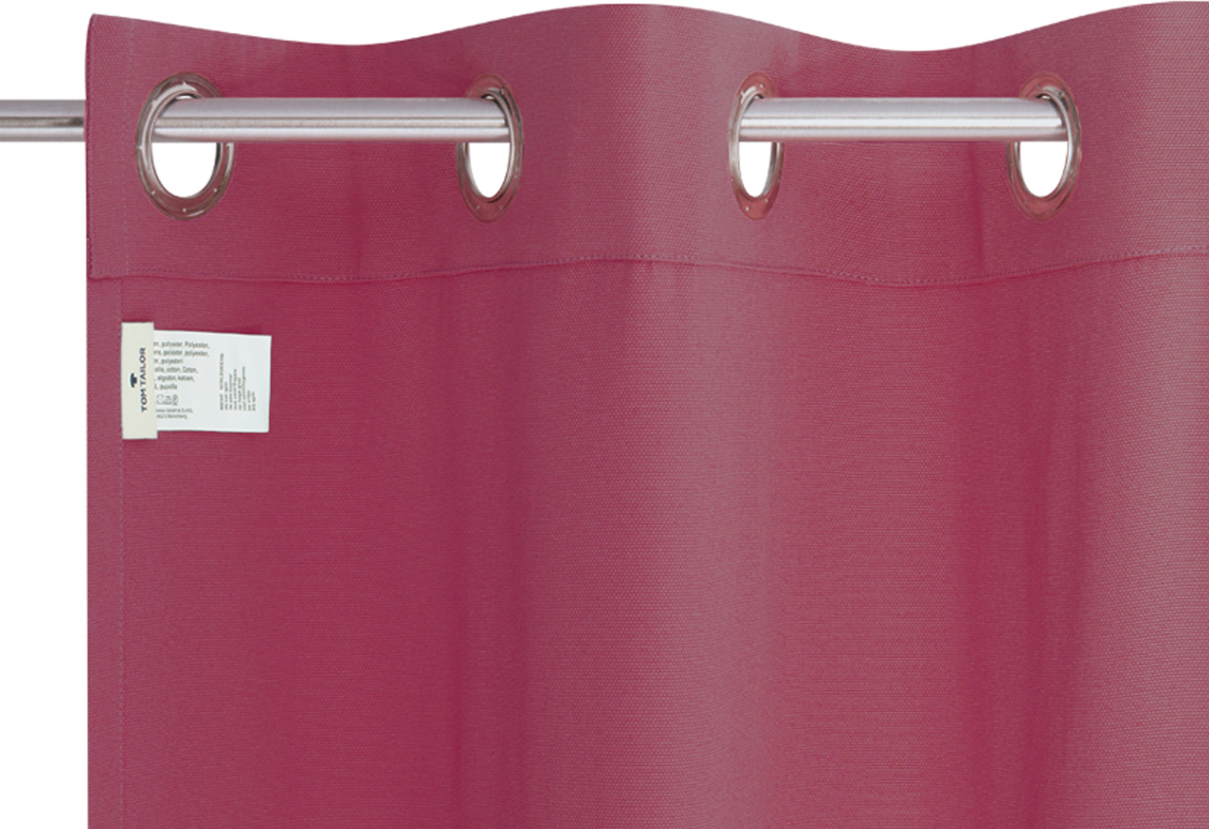 TOM TAILOR HOME Vorhang »Dove Signature«, (1 St.), mit aufgesticktem Markenlogo