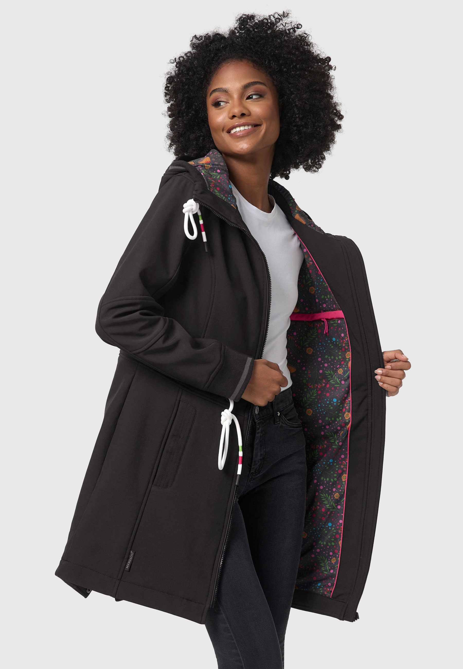 Marikoo Softshelljacke »Marikoo Mount Furnica Damen Softshell Jacke B964«