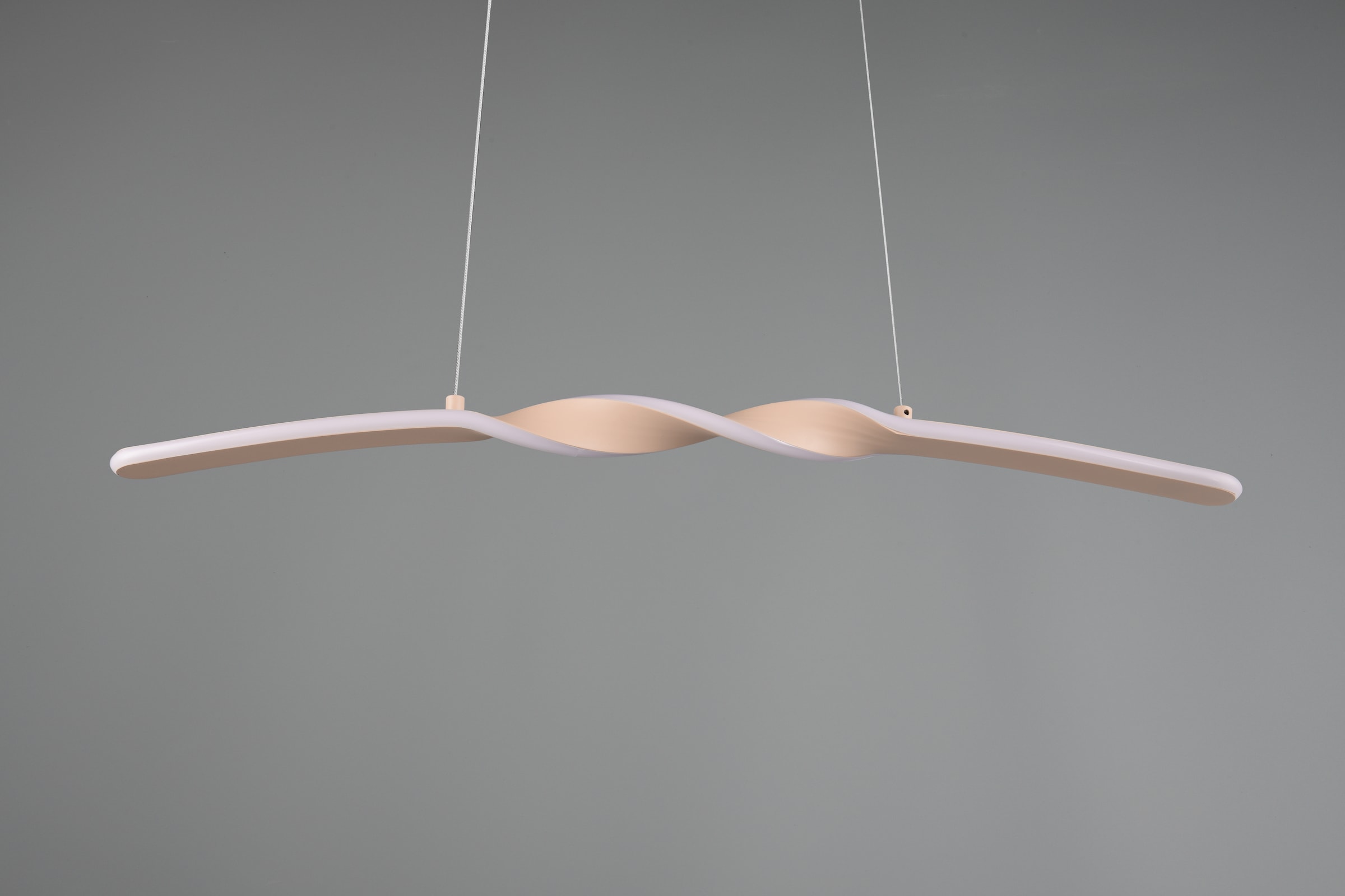 REALITY Leuchten LED Pendelleuchte »GINKO, Hängeleuchte LED 18W 1980 Lumen 3000K warmweiß« LED-Board 1 Stk. Warmweiß Hängelampe Esszimmer, höhenverstellbar bis max 150cm, Breite 79 cm