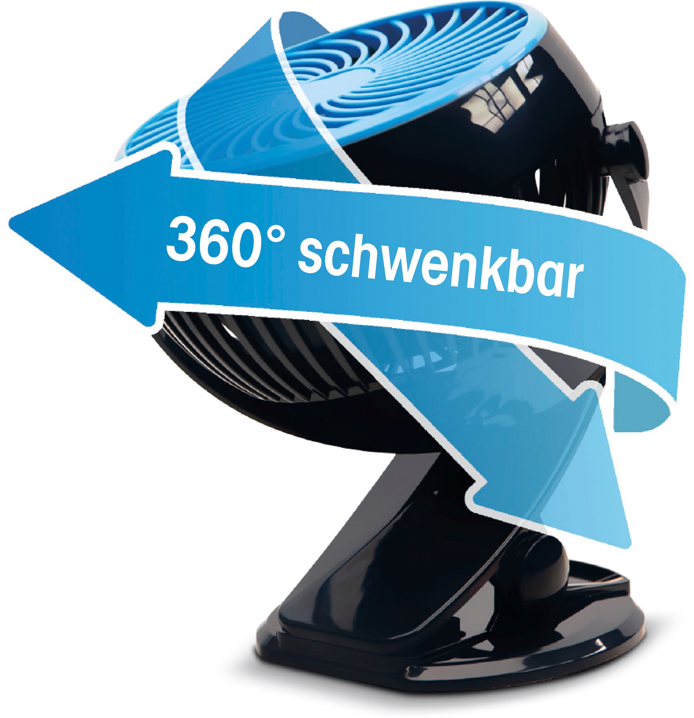 MediaShop Standventilator »Go Fan«, schwarz