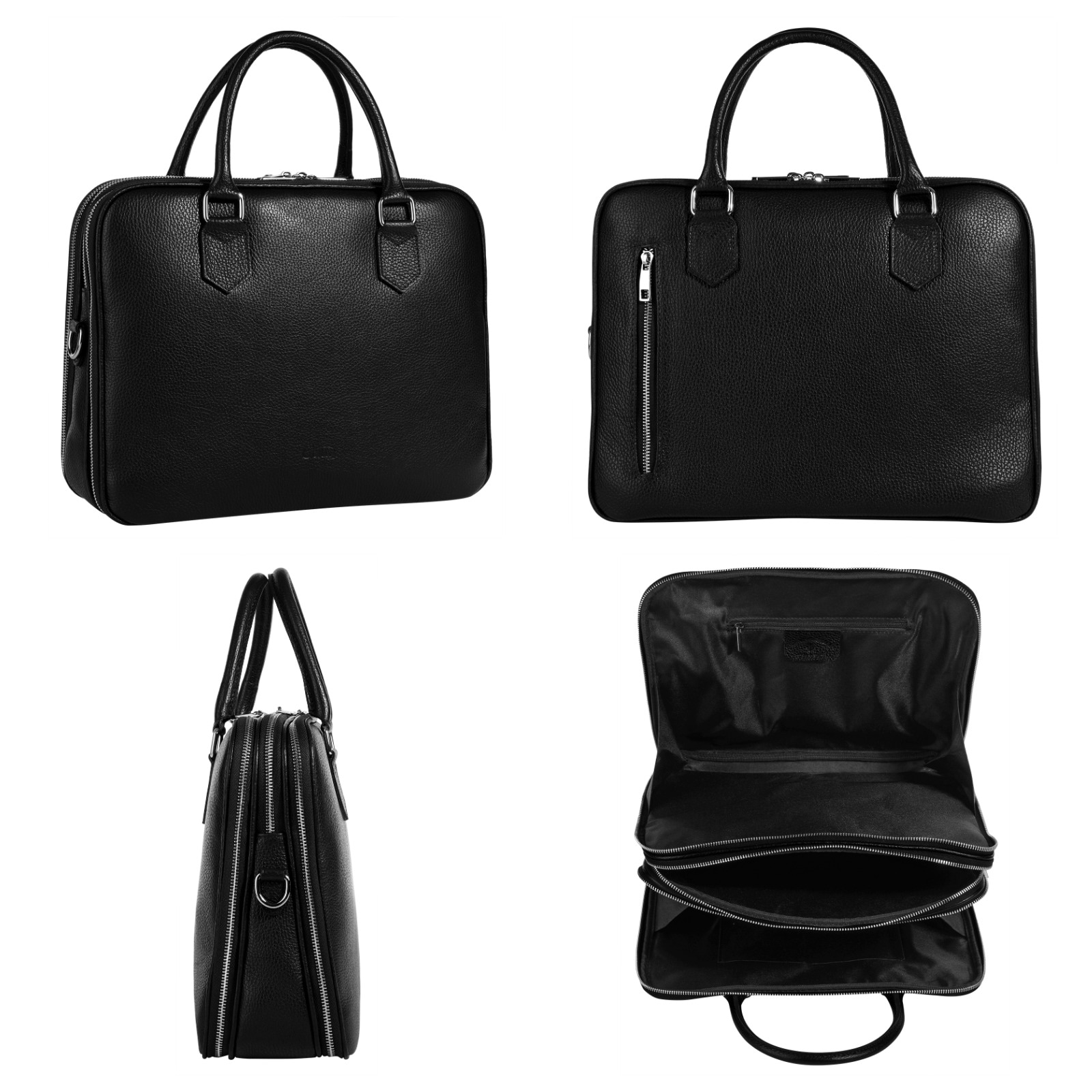 Cluty Aktentasche echt Leder, Made in Italy