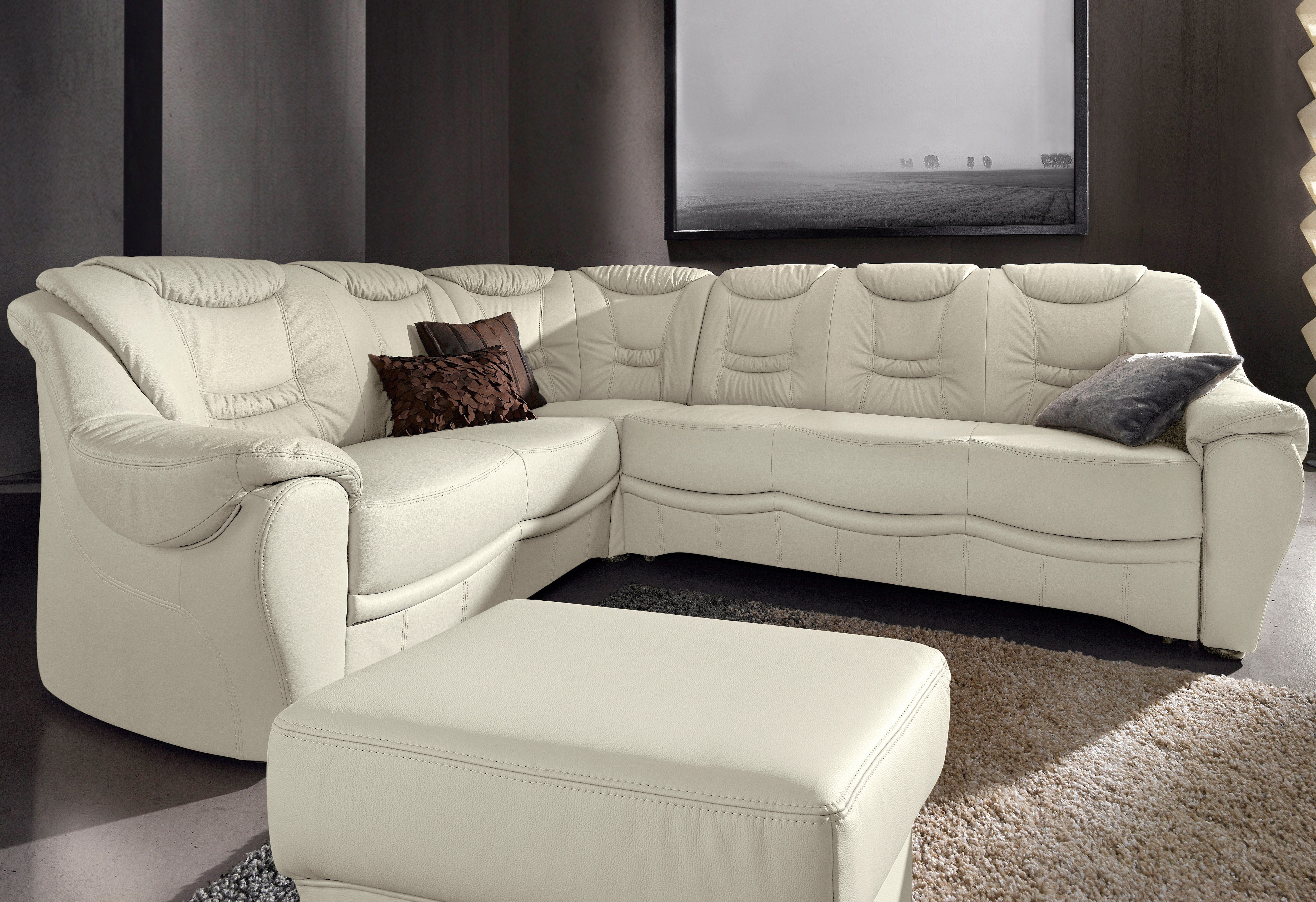 sit&more Ecksofa "Benson L-Form" wahlweise mit Schlaffunktion