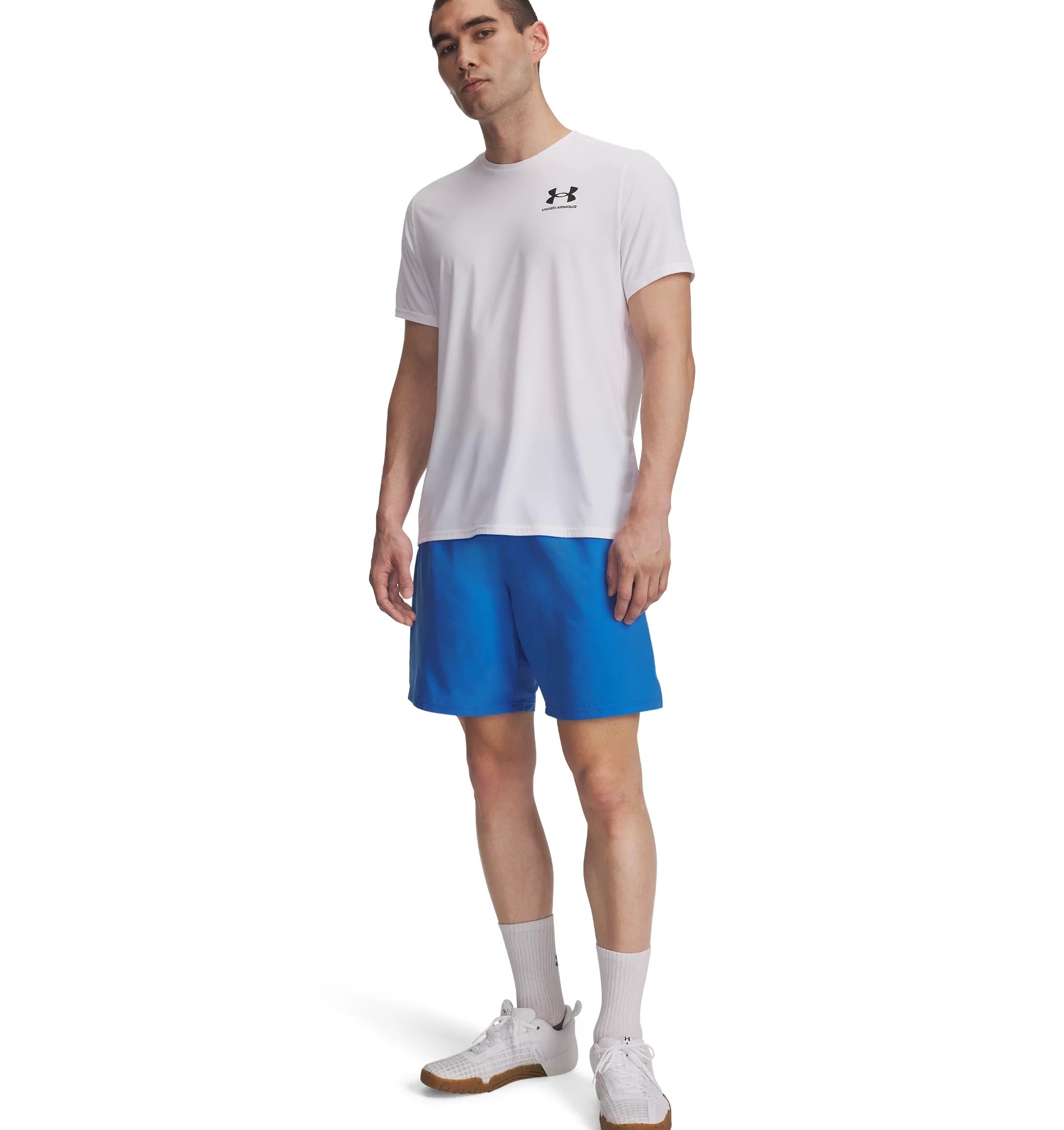 Under Armour® Shorts »UA TECH WOVEN WORDMARK SHORT«  mit Eingrifftaschen, pflegeleicht, normale Leibhöhe, gerade Beinform