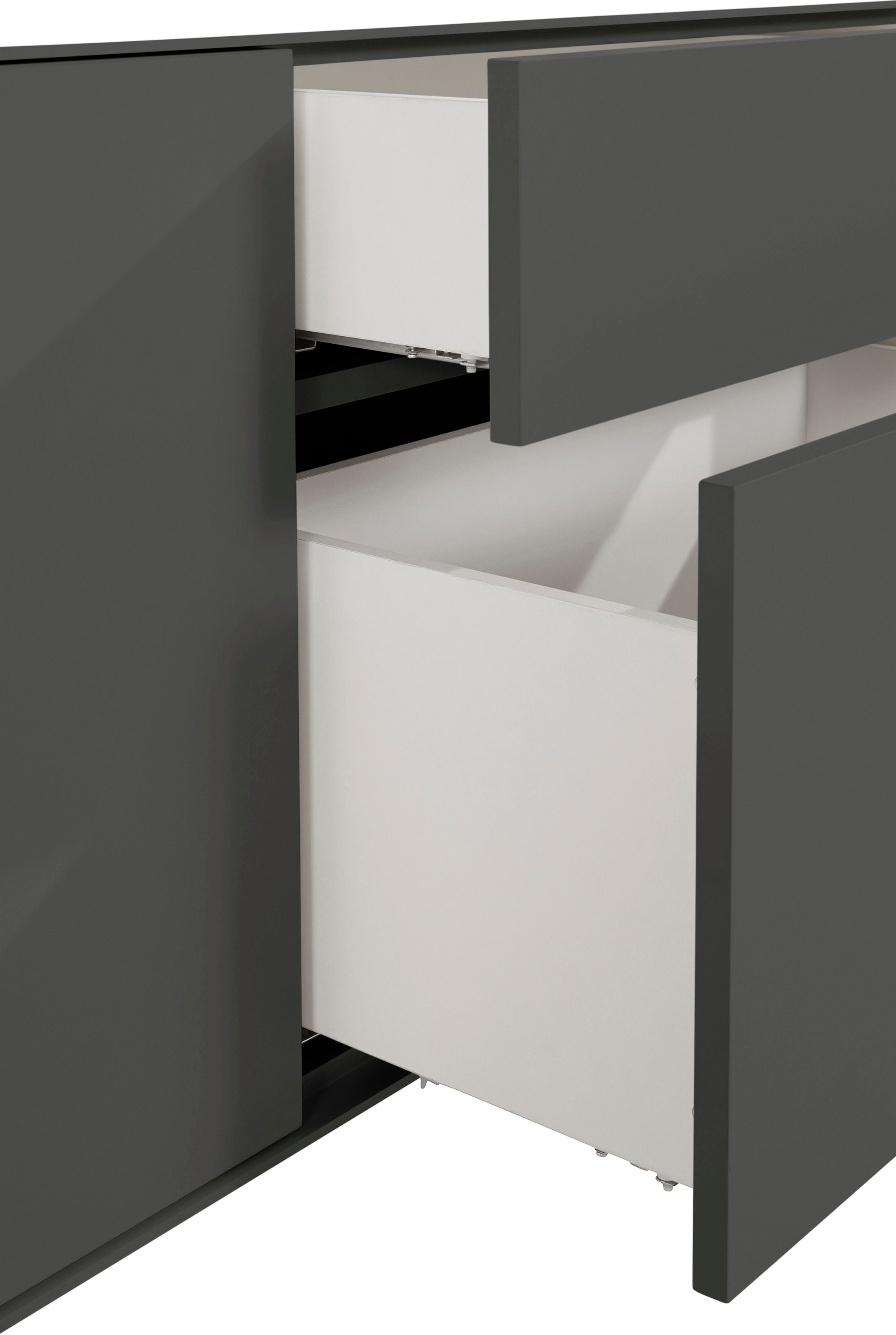 LeGer Home by Lena Gercke Lowboard »Essentials«, (2 St.), Breite: 239cm, MDF lackiert, Push-to-open-Funktion