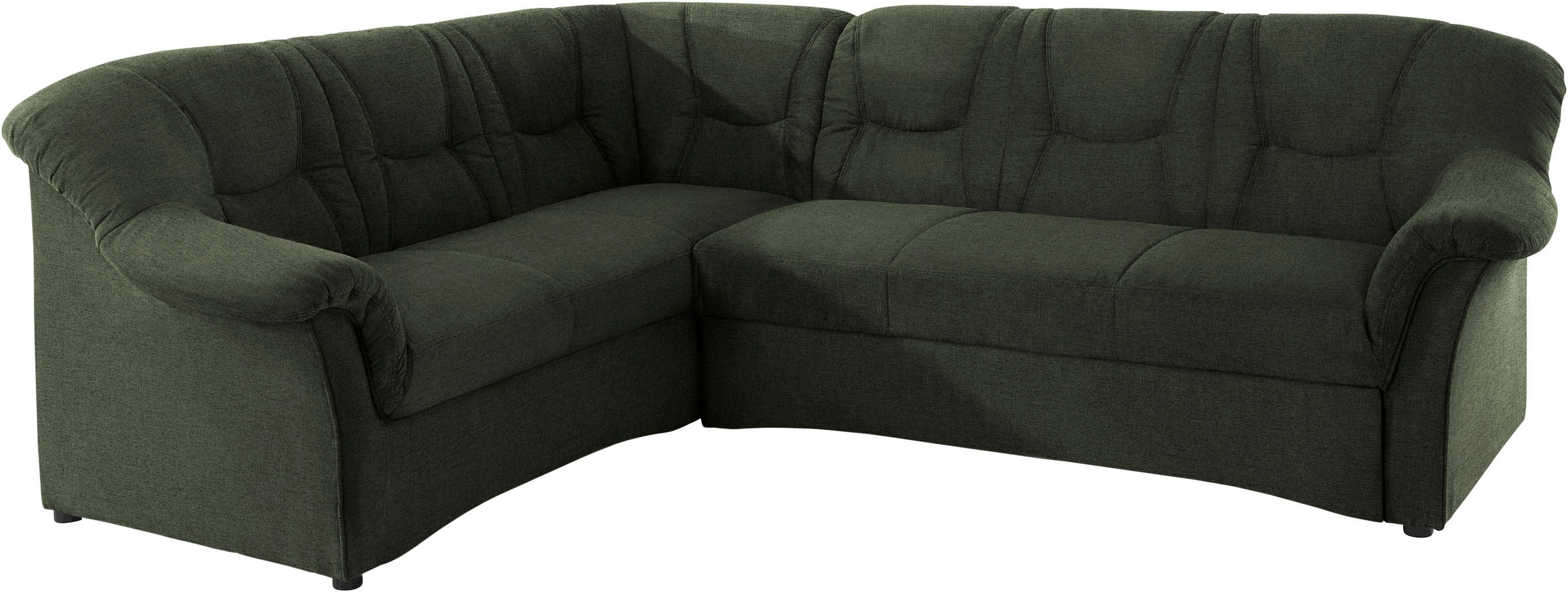DOMO collection Ecksofa »Sarafina zeitlos und komfortabel, optional mit Federkern, L-Form«, wahlweise mit Bettfunktion