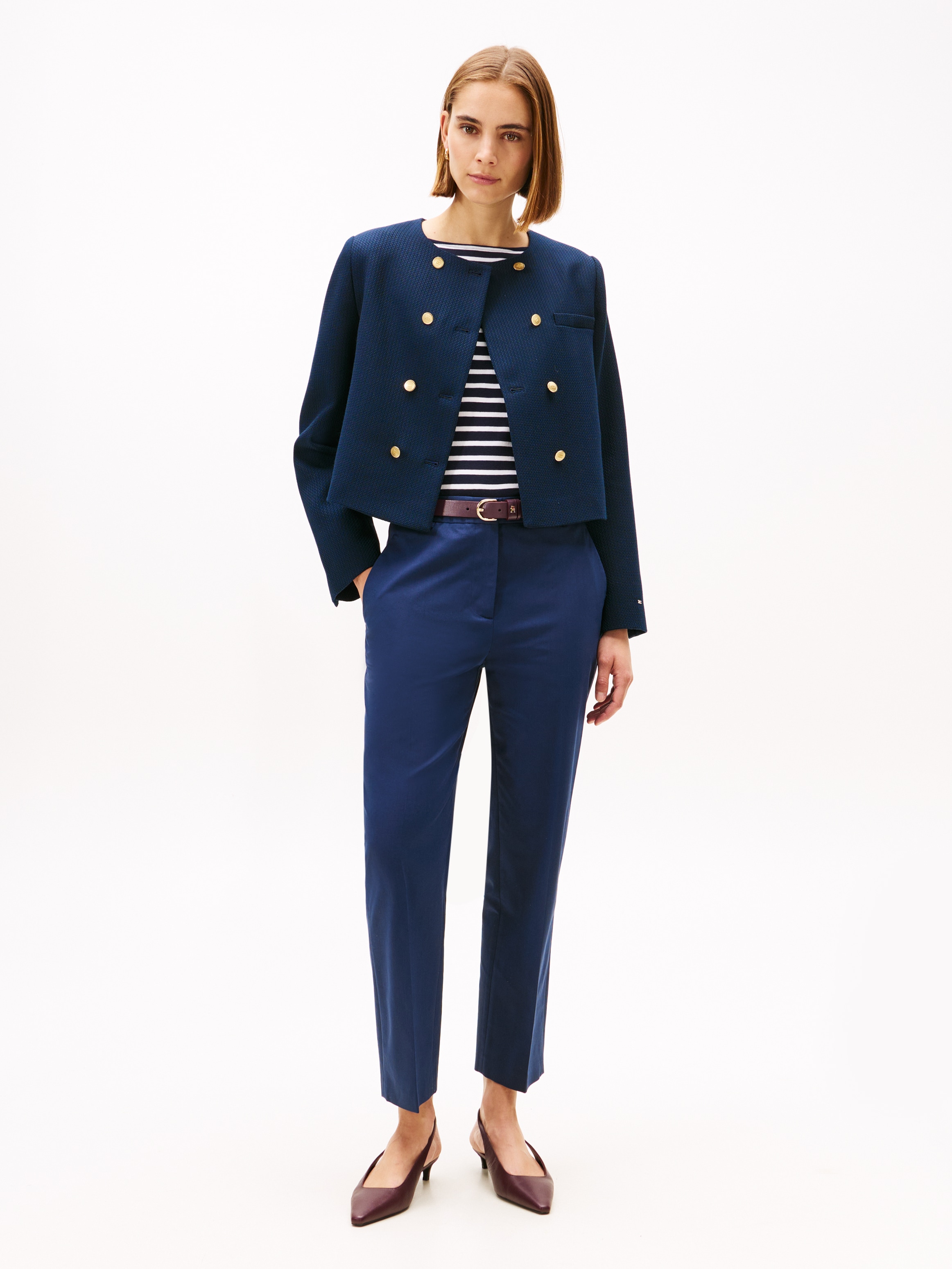 Tommy Hilfiger Chinohose  mit Bügelfalten