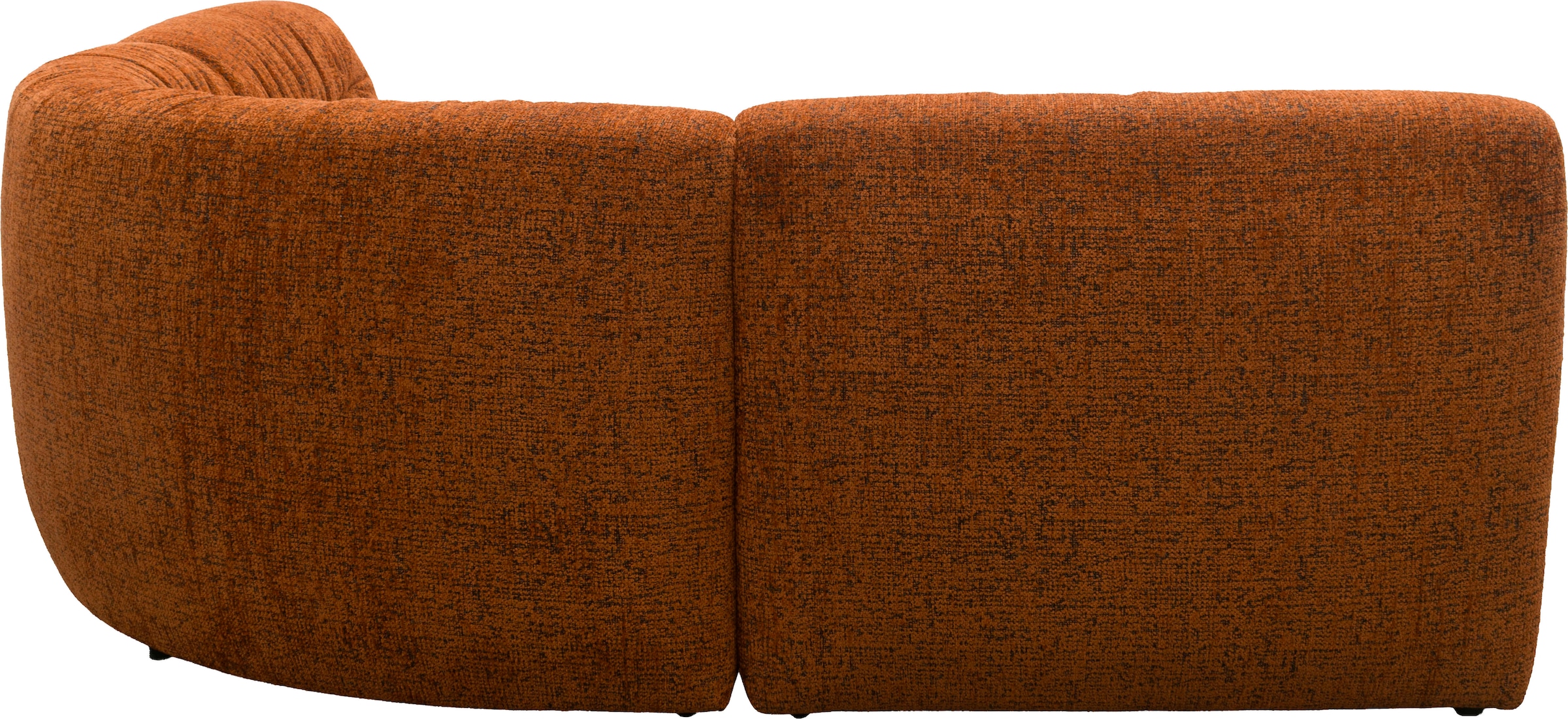 DOMO collection Ecksofa »Solum, B/T: 214/214 cm, moderne, runde Form mit großzügiger Polsterung« mit Federkern, L-Form