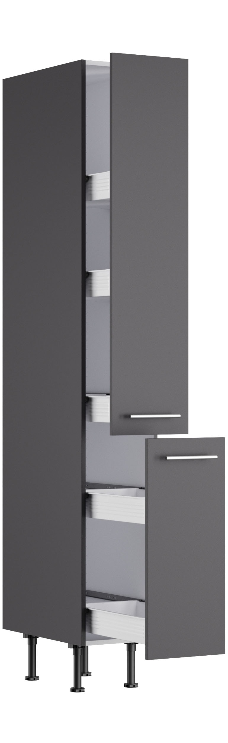 OPTIFIT Apothekerschrank »Bern2«, Breite 30 cm, Höhe 211,8 cm, 2 Auszüge (Höhe 124,4 /70 cm)