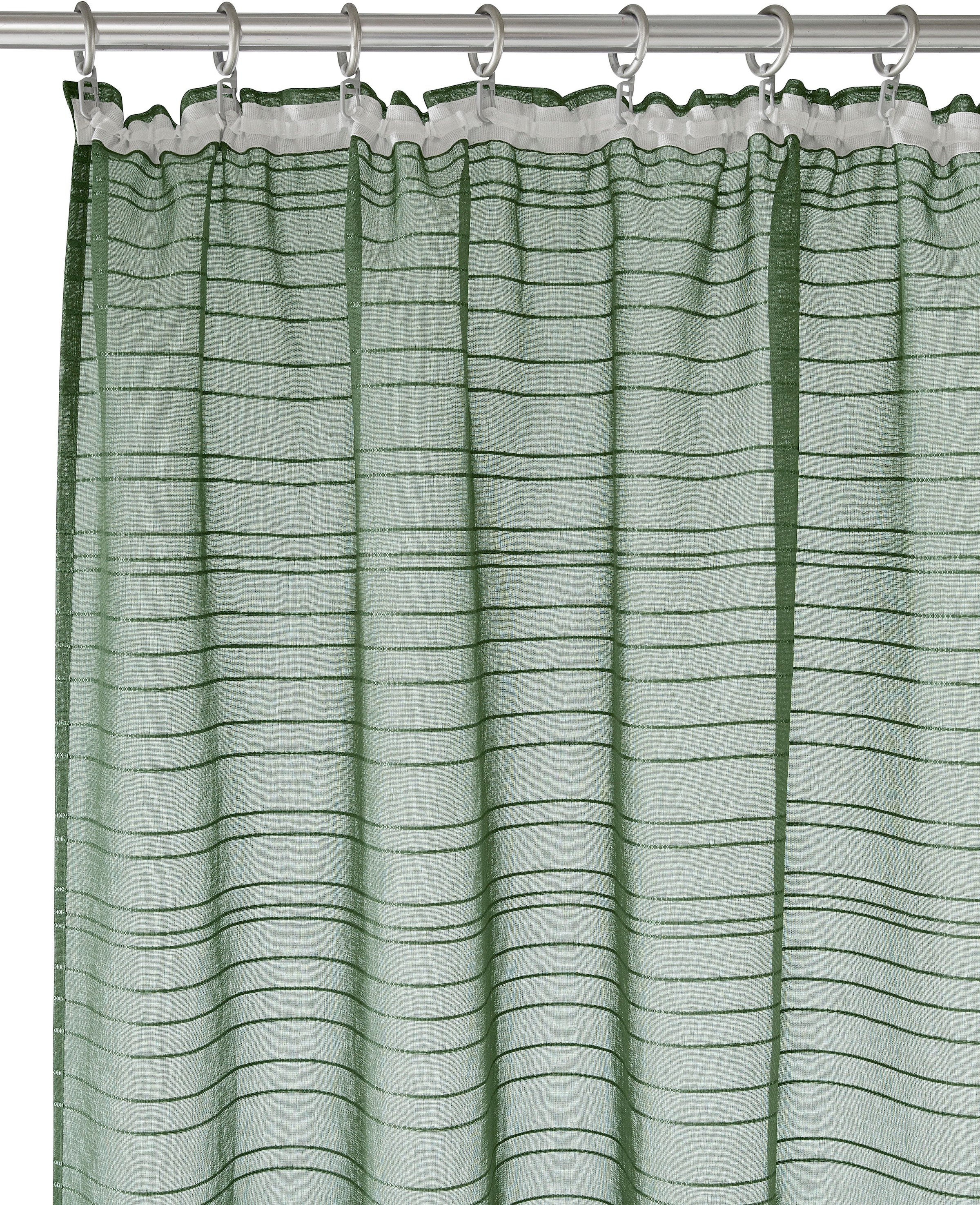 Bruno Banani Gardine »Linus«, (1 St.), 1 Schal, eingewebte Querstreifen, verschiedene Größen