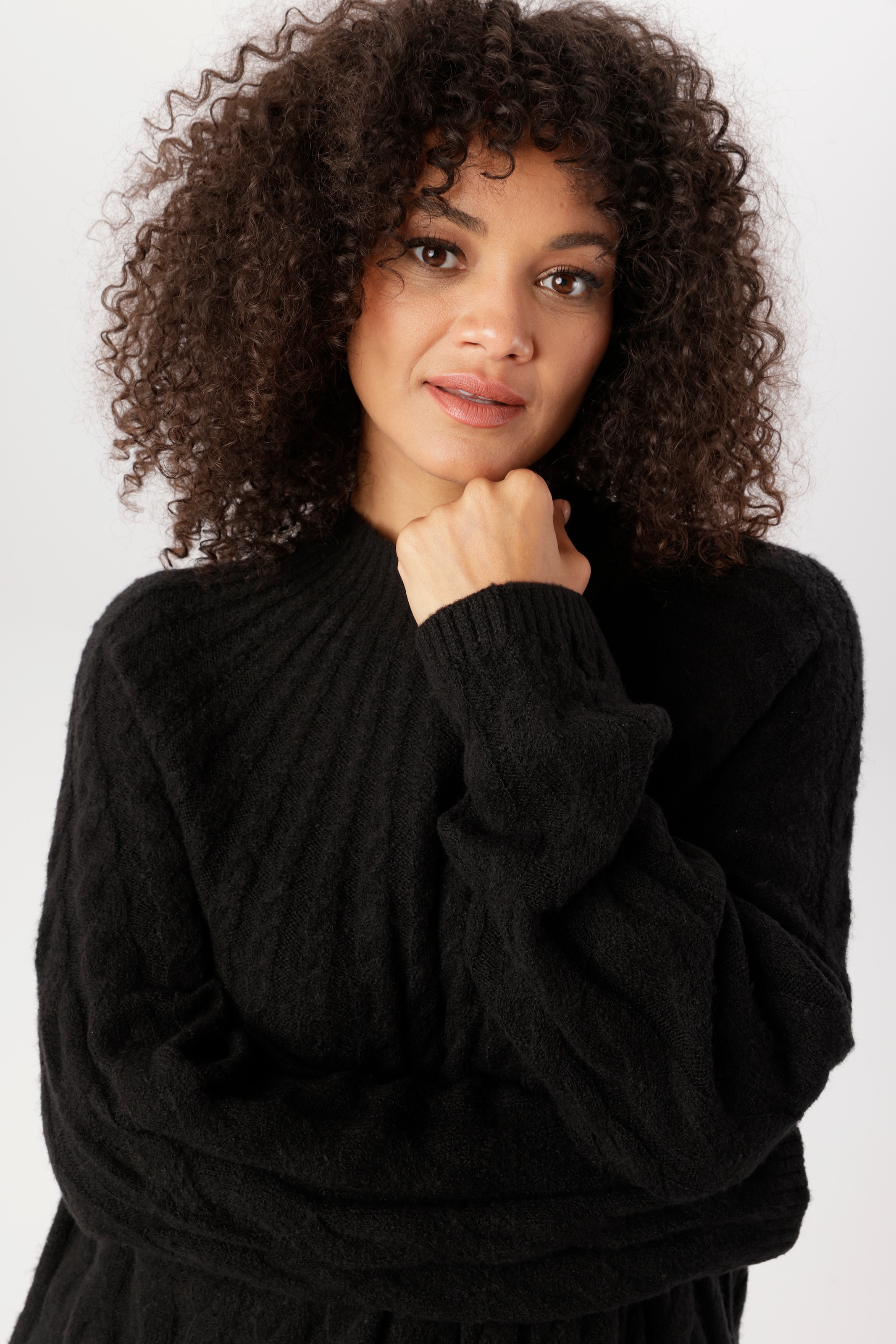 Aniston PLUS Strickpullover mit edlen Zopfstrickmuster - NEUE KOLLEKTION