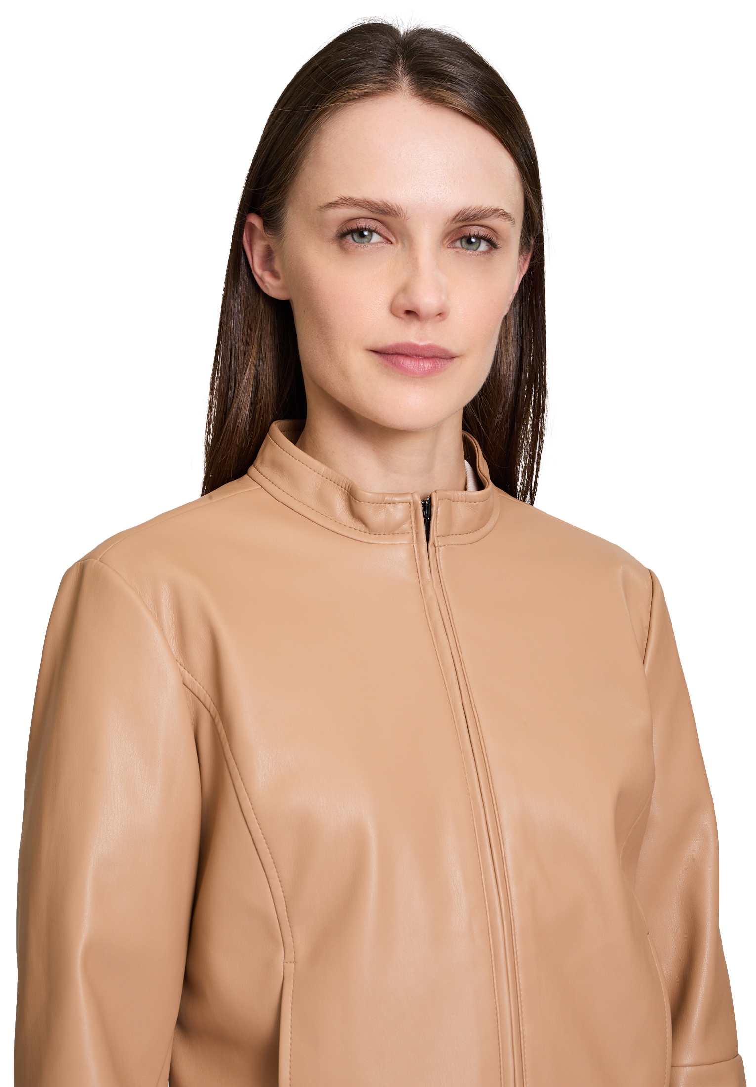 Betty&Co Jackenblazer »Bikerjacke mit Stehkragen«
