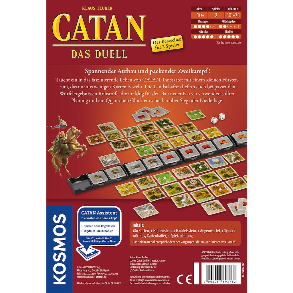 Kosmos Spiel »Catan - Das Duell«, Made in Germany