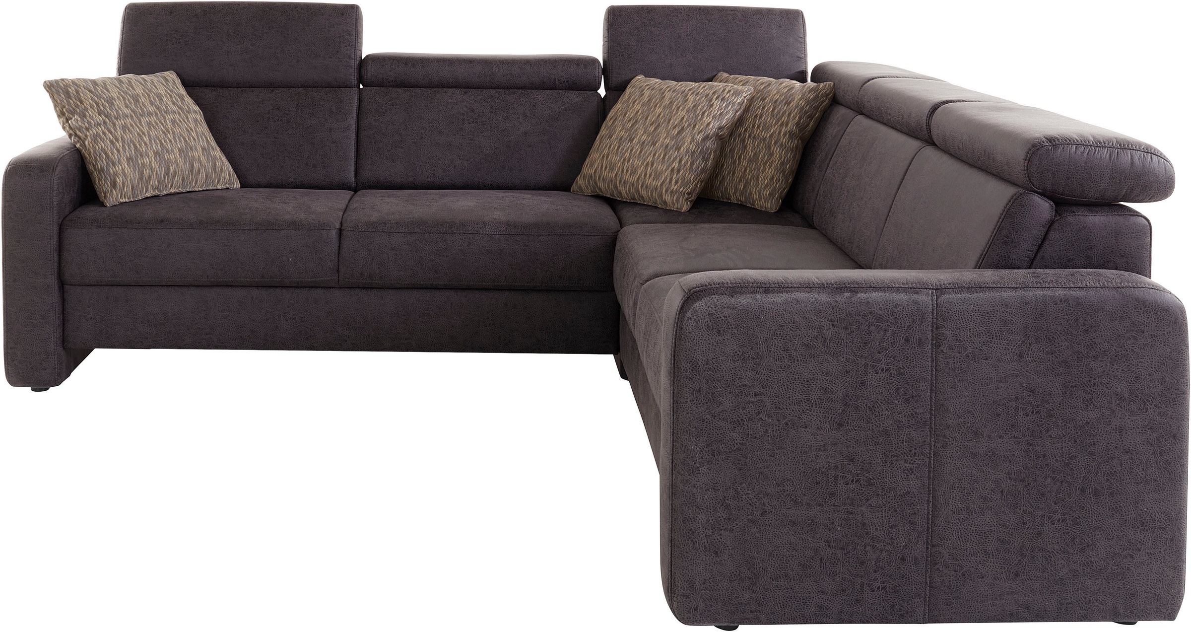 sit&more Ecksofa »Bologna L-Form«, Kopfteilverstellung, wahlweise mit Bettfunktion und Schubkasten