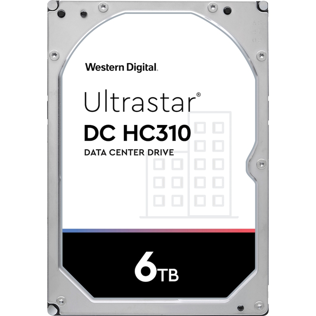 Western Digital HDD-Festplatte »Ultrastar DC HC310 6TB SAS«, 3,5 Zoll, Anschluss SAS, Bulk