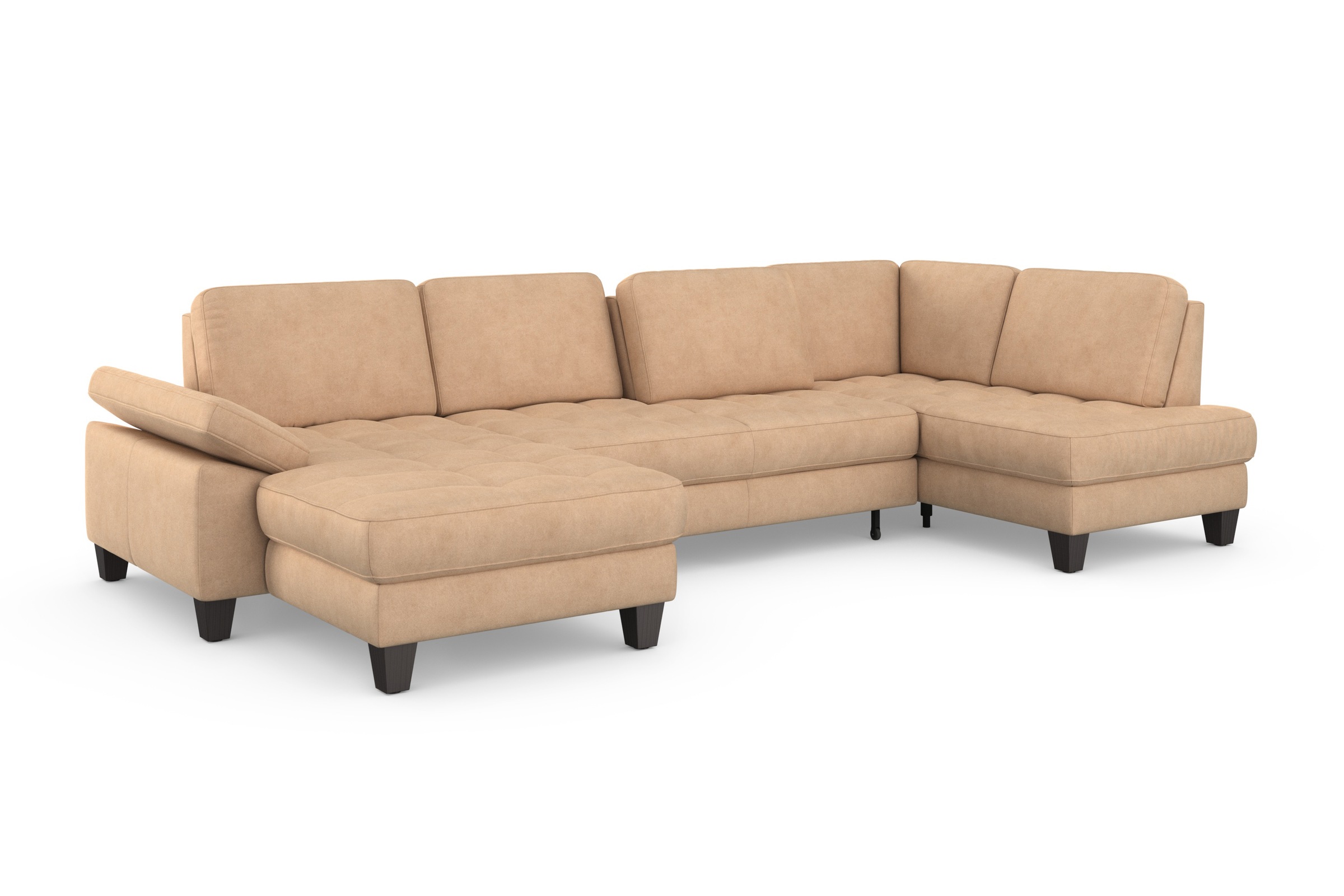 sit&more Wohnlandschaft »Westham U-Form«, wahlweise mit Bettfunktion, Bettkasten, Sitztiefenverstellung