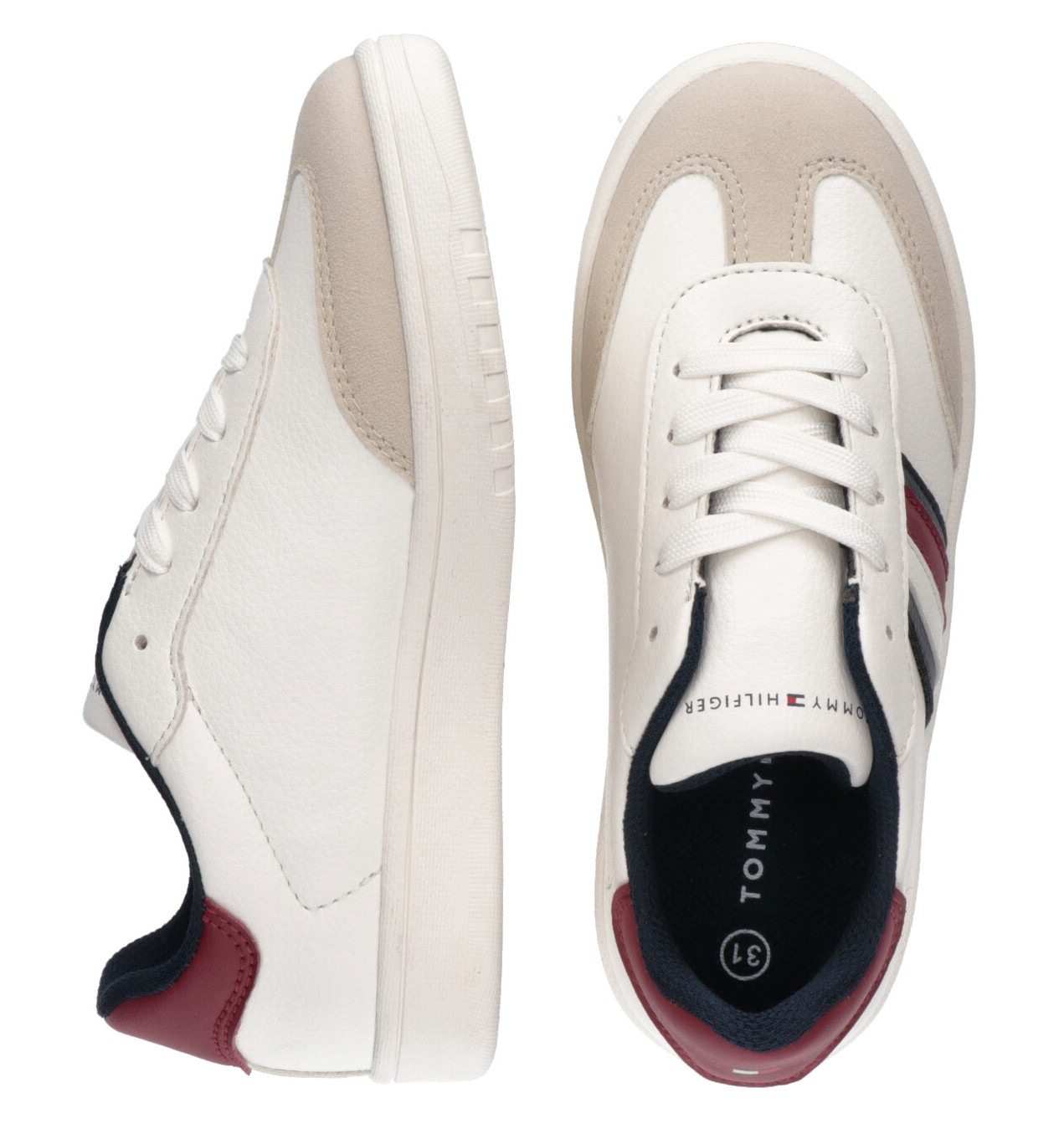Tommy Hilfiger Sneaker, Freizeitschuh, Halbschuh, Schnürschuh im angesagten Retro Look