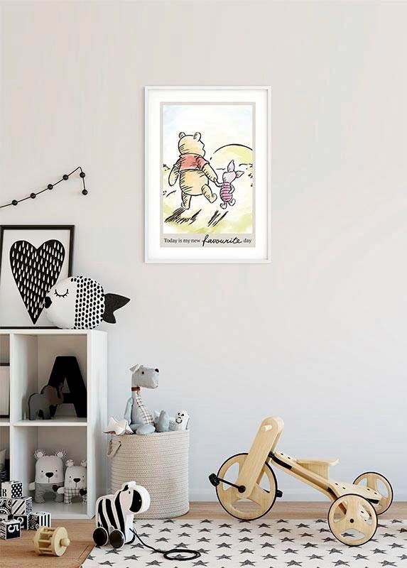 Komar Poster »Winnie Pooh Today«, mit St.), 3 Jahren Kinderzimmer, Schlafzimmer, XXL online (1 Garantie Wohnzimmer kaufen | Disney