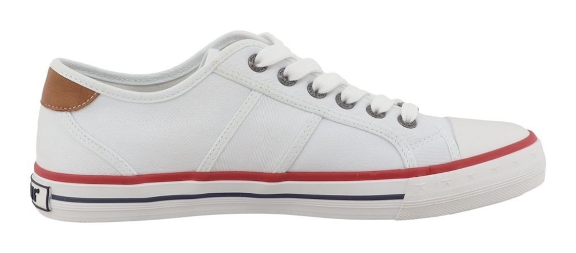 Mustang Shoes Sneaker »Calogero«  Freizeitschuh, Halbschuh, Schnürschuh mit modischen Kontrastnähten