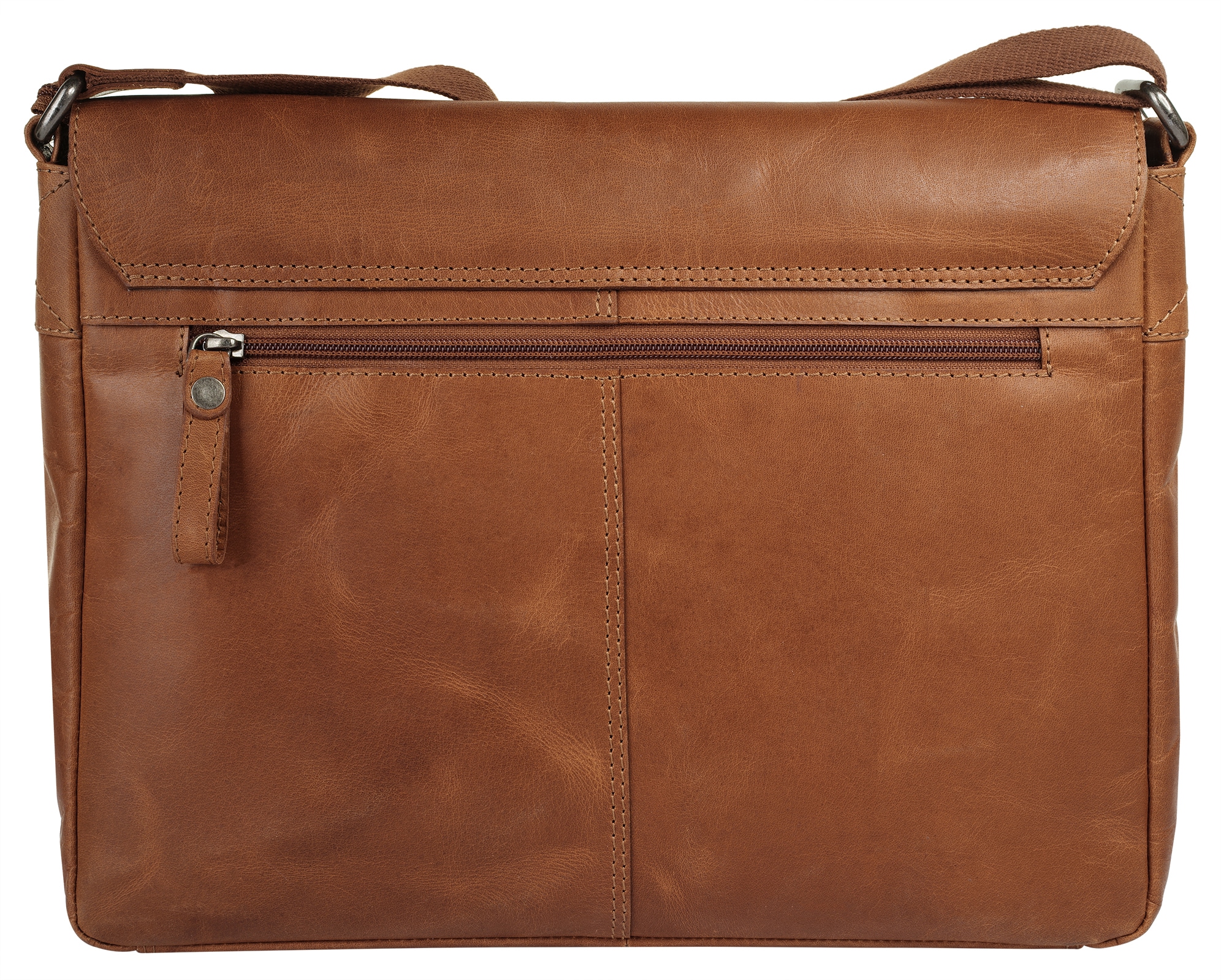 Sansibar Messenger Bag, echt Leder