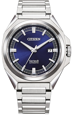 Citizen Automatikuhr »Series 8, NB6010-81L«, Armbanduhr, Herrenuhr, Damenuhr, Saphirglas, Edelstahlarmband