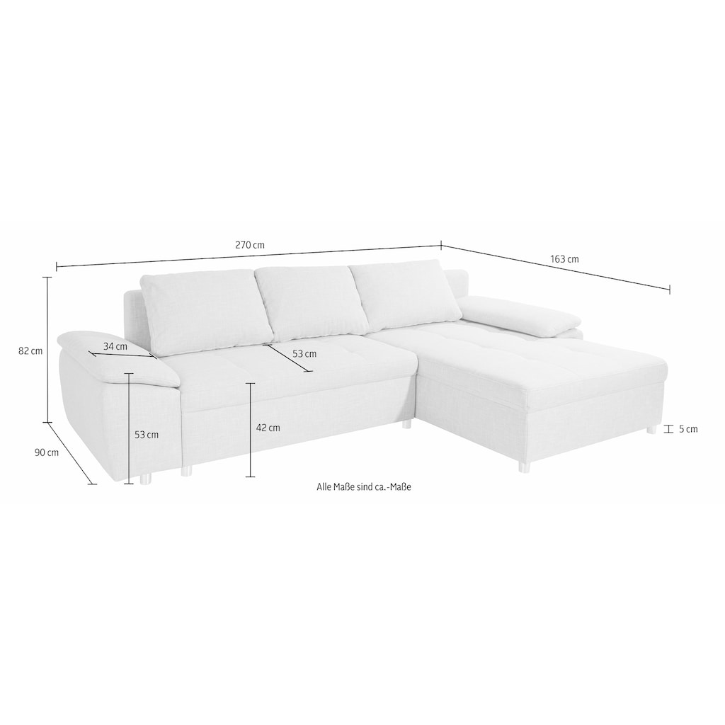 sit&more Ecksofa »Labene«