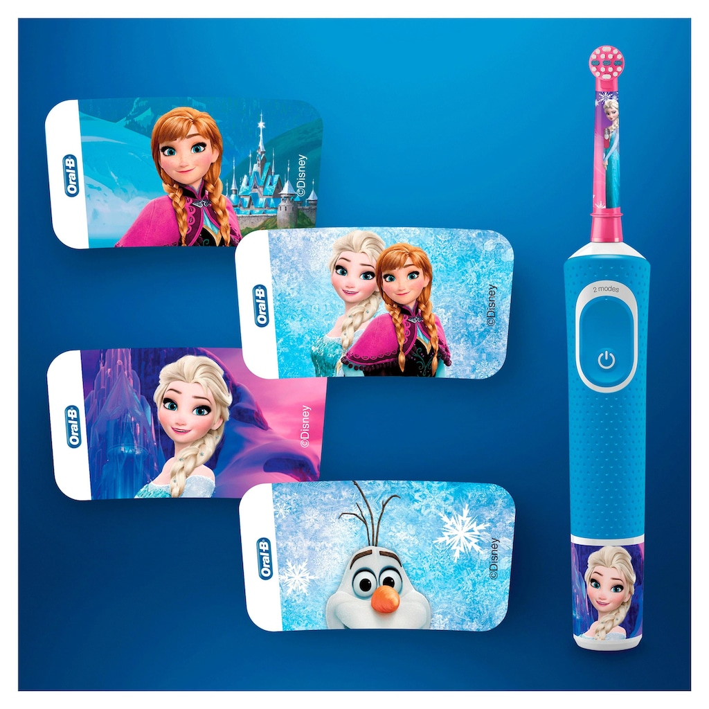 Oral-B Elektrische Kinderzahnbürste »Frozen Elektrische«, 1 St. Aufsteckbürsten