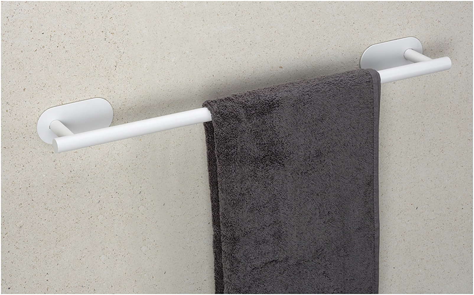 WENKO Handtuchstange »Turbo-Loc® Modell Uno Orea« aus Edelstahl, Befestigen ohne Bohren, 60 cm