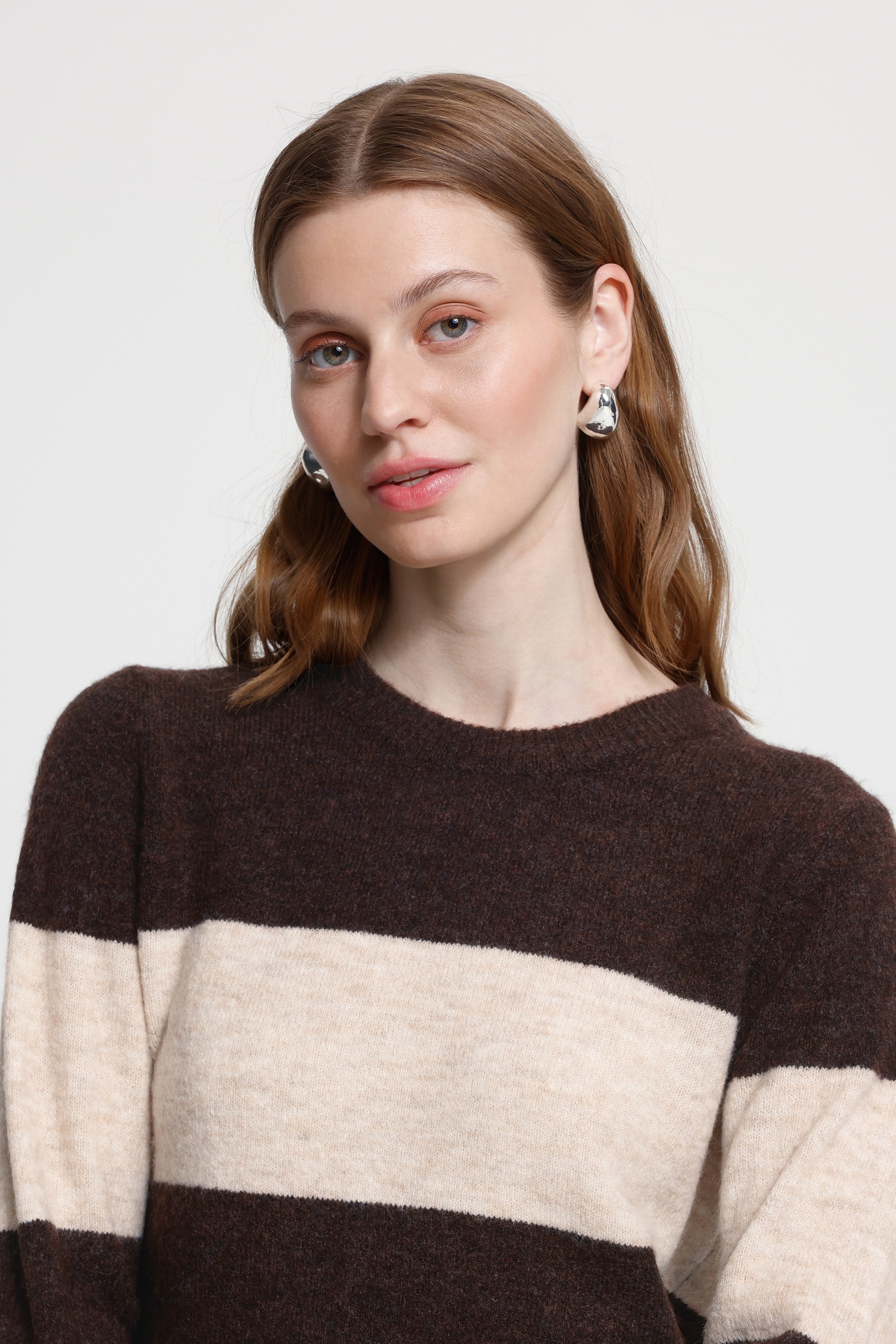 Ichi Strickpullover »Damen Langarm IHEDEEN«