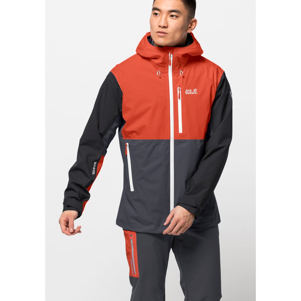 Jack Wolfskin Funktionsjacke »EAGLE PEAK JACKET M«, mit Kapuze