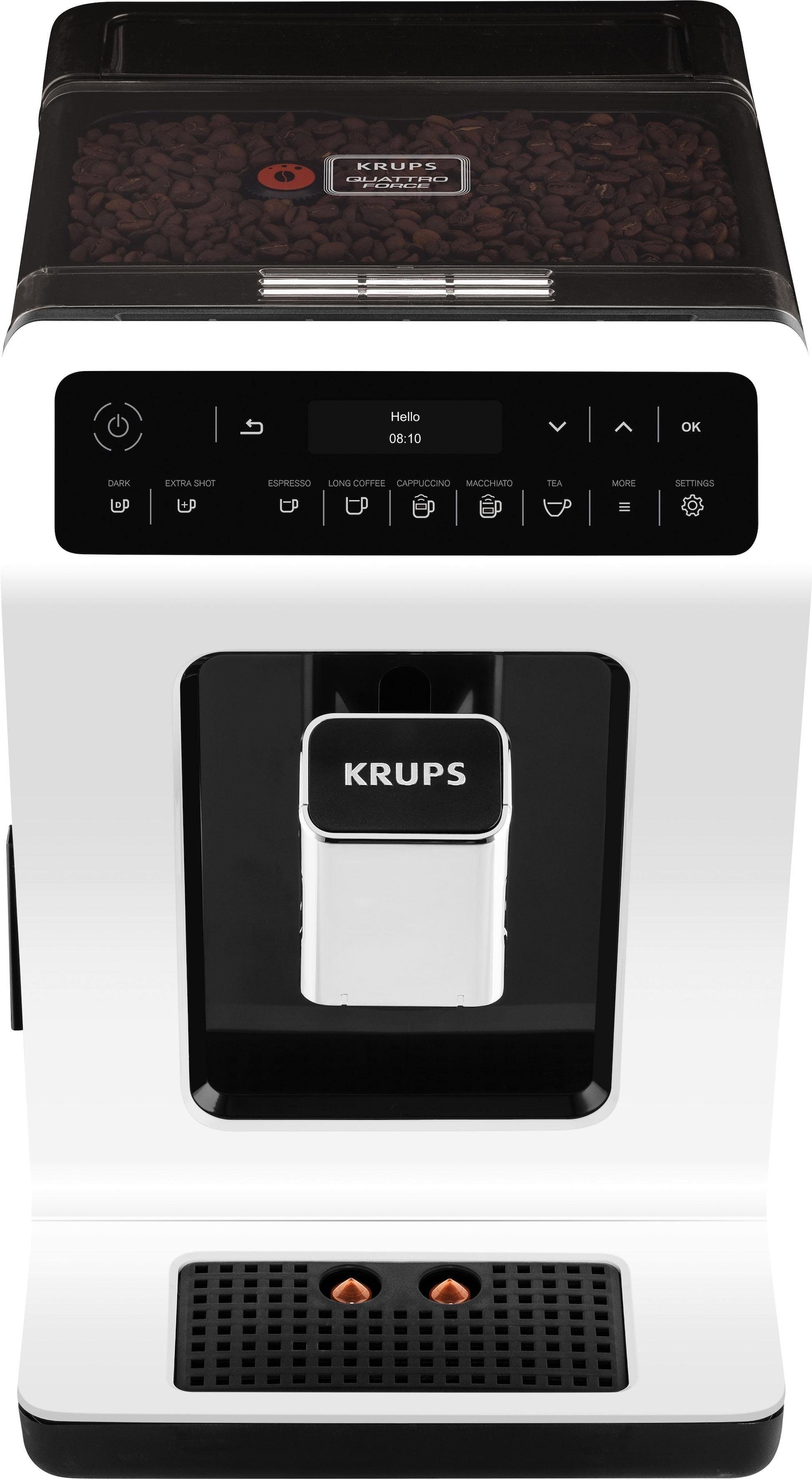 Krups Kaffeevollautomat »EA8911 Evidence«, inkl. Milchbehälter, intuitiver OLED-Display, extra-großer Wassertank