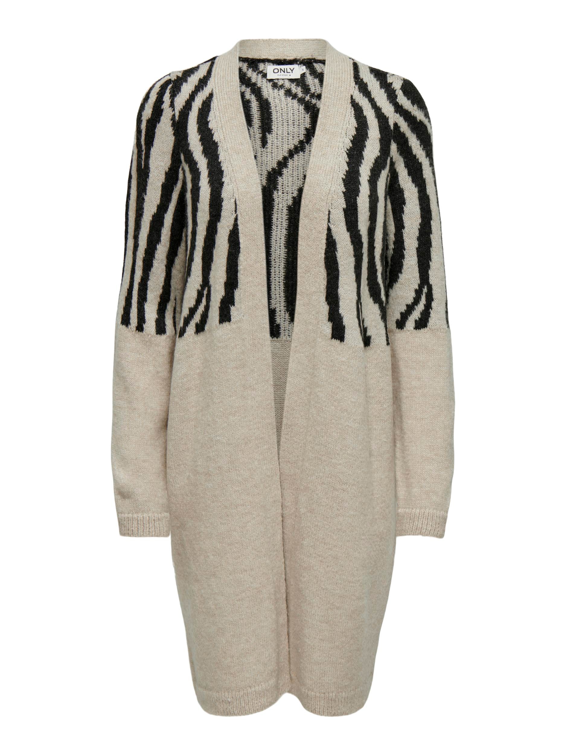 ONLY Longstrickjacke »ONLJADE ZEBRA LS CARDIGAN CC KNT«