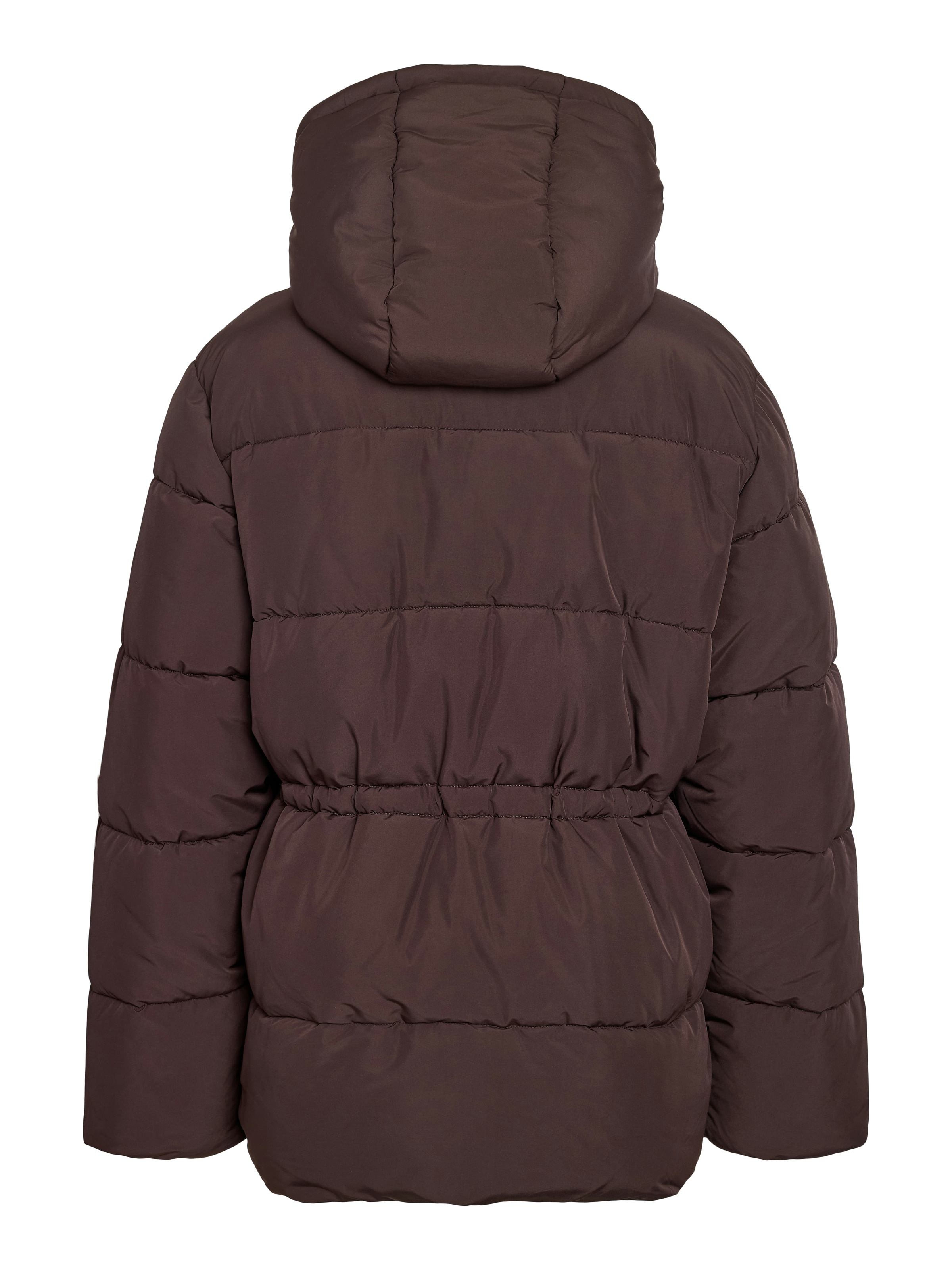 Noisy may Steppjacke »NMROSY WAISTED PUFFER JACKET NOOS« mit Kapuze Kunstfaser
