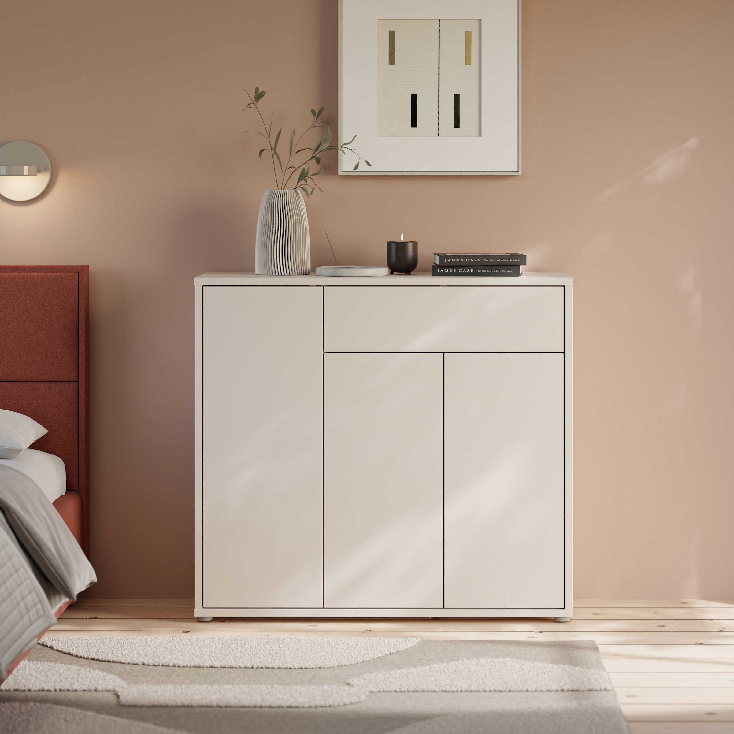 FORTE Schuhschrank »Alice Springs« B/H/T 109,2/99,1/34,9 cm Push to open, 20 Paar Schuhe