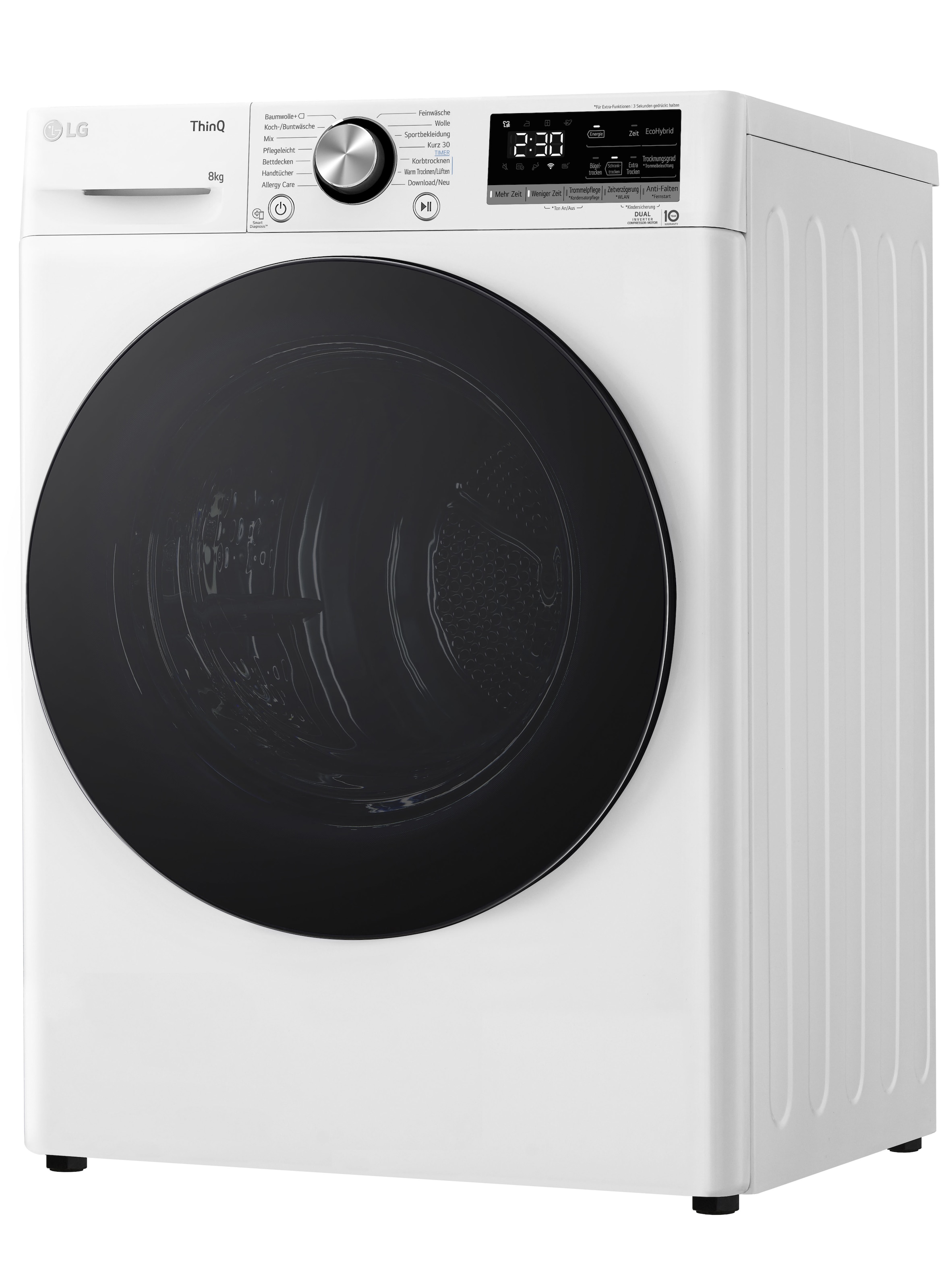 LG, Wärmepumpentrockner »RT80V9W« Vivace, weiß, ThinQ App-Kompatibilität