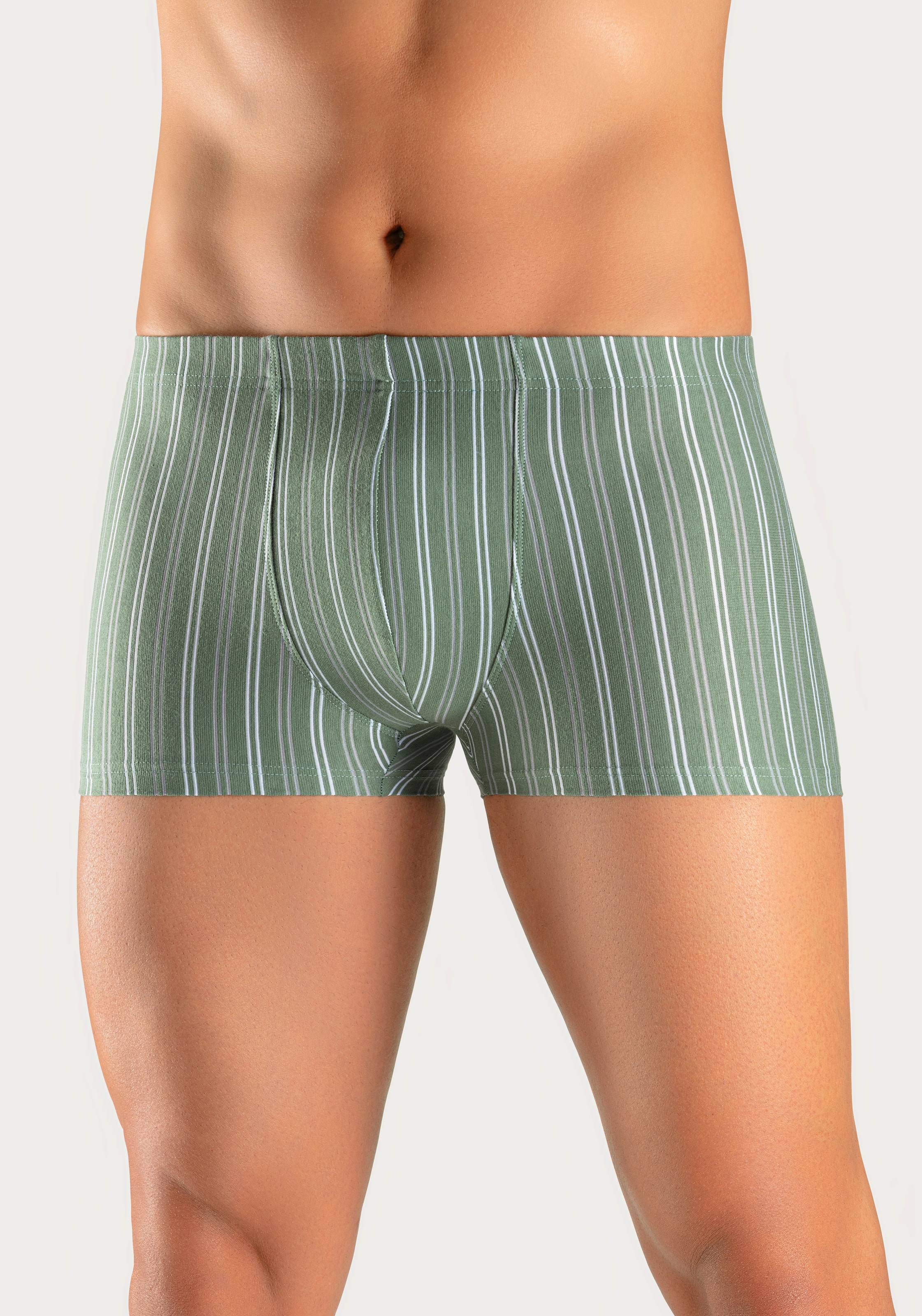le jogger® Boxer »Boxershorts für Herren«, (Packung, 3 St.), mit garngefärbten Streifen