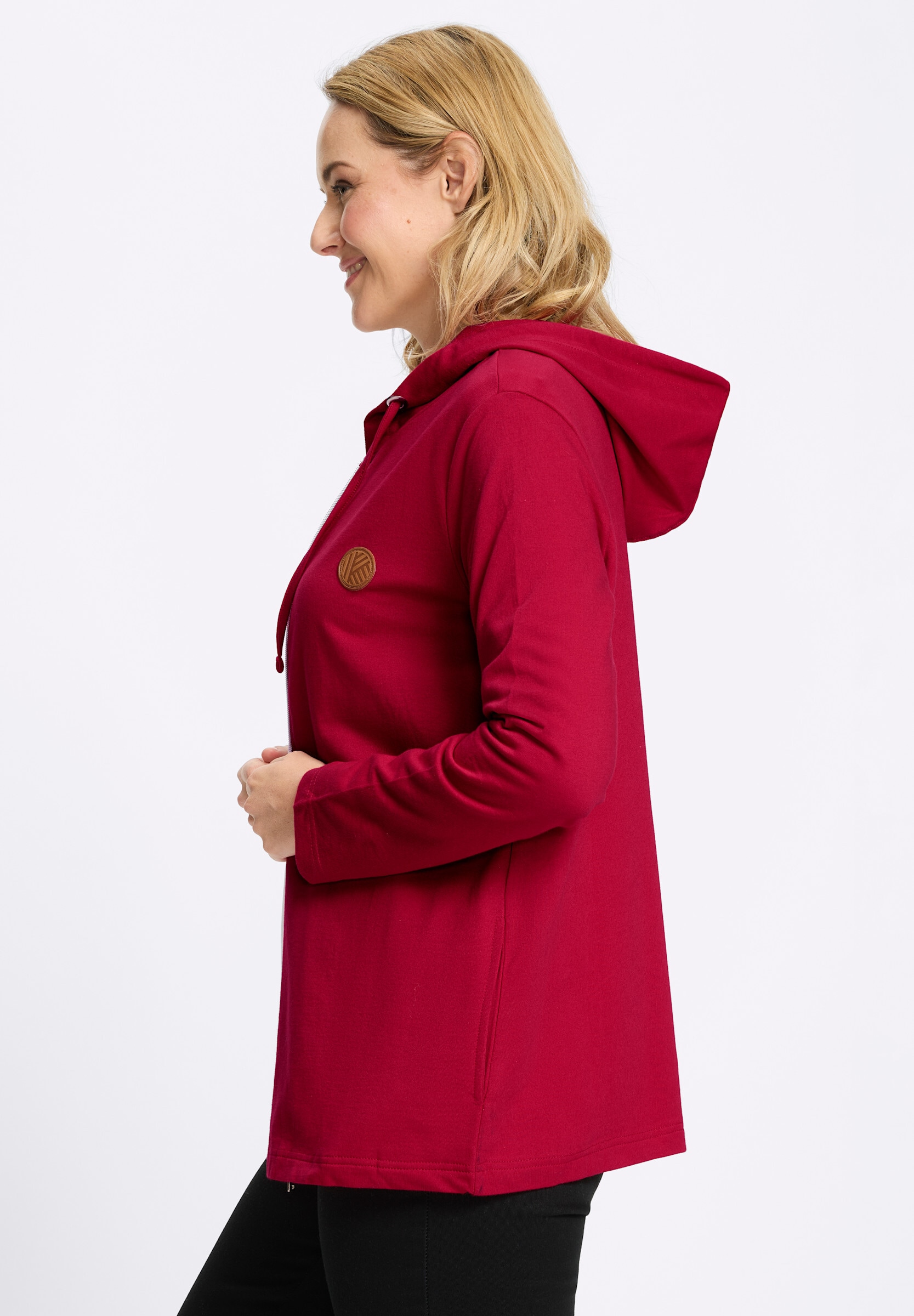 Sieh an! Shirtjacke »Sweatjacke Sweatjacke mit Kapuze«