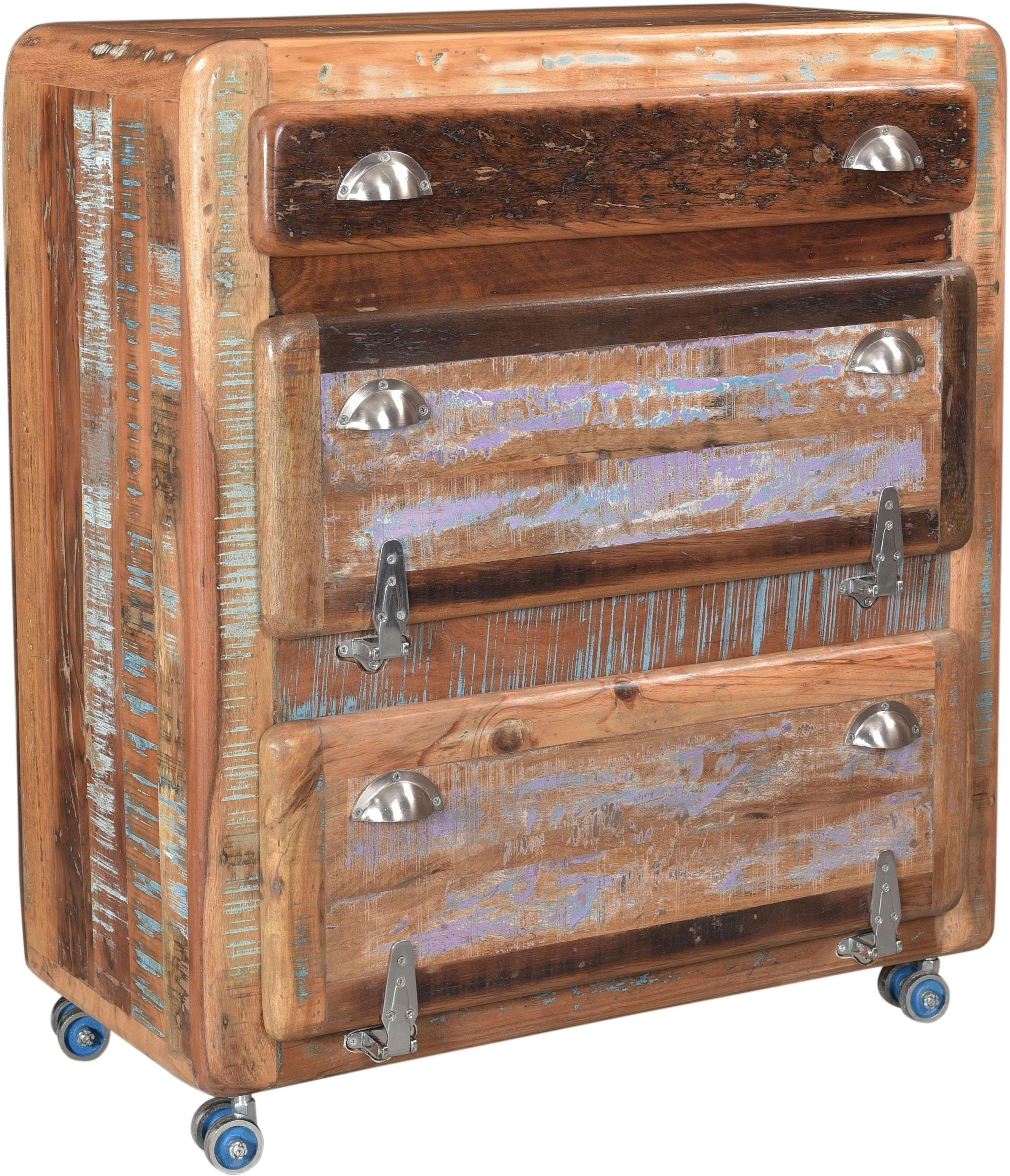 SIT Schuhschrank »Fridge«, mit Kühlschrankgriffen, Shabby Chic, Vintage