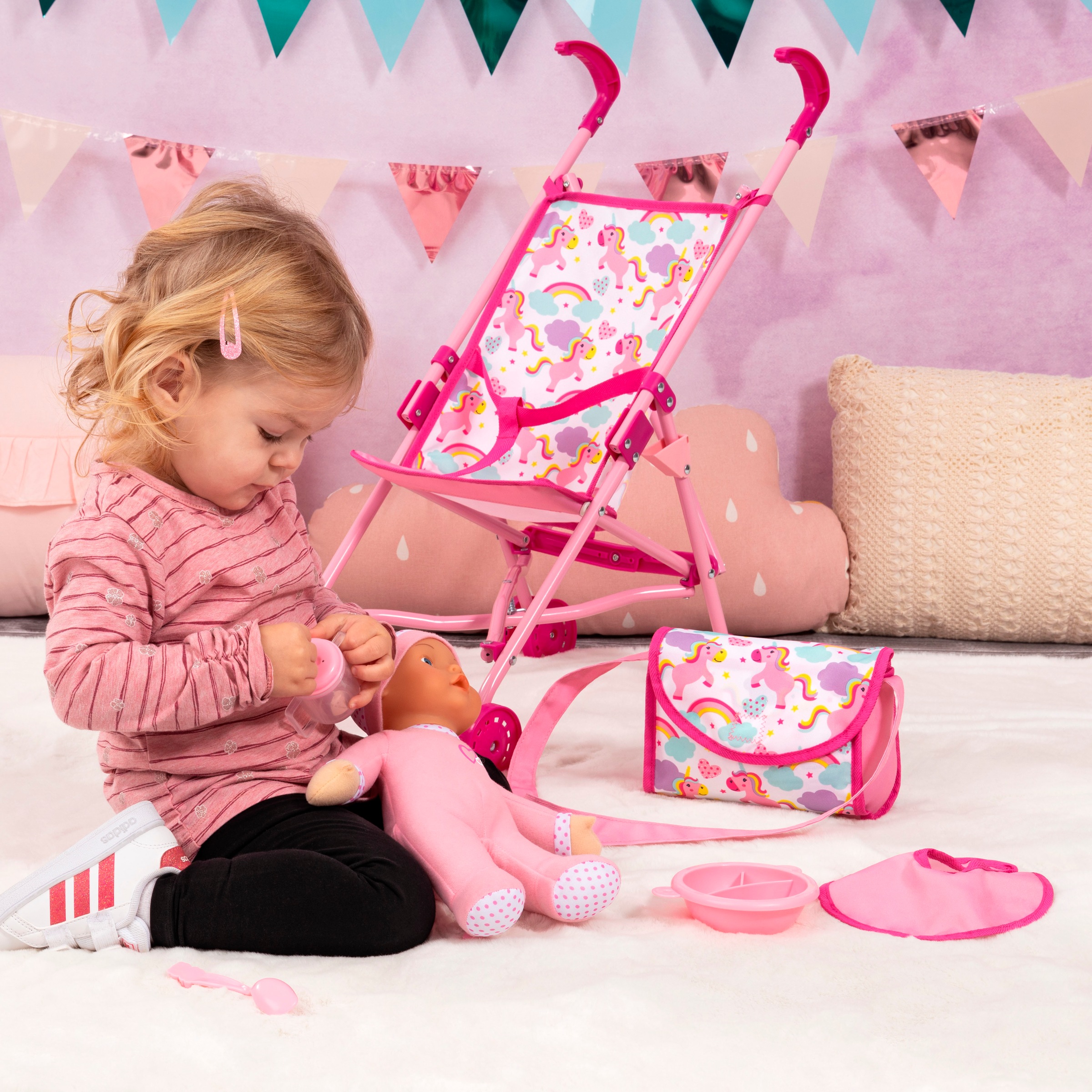Bayer Puppenbuggy »Set mit Puppe«