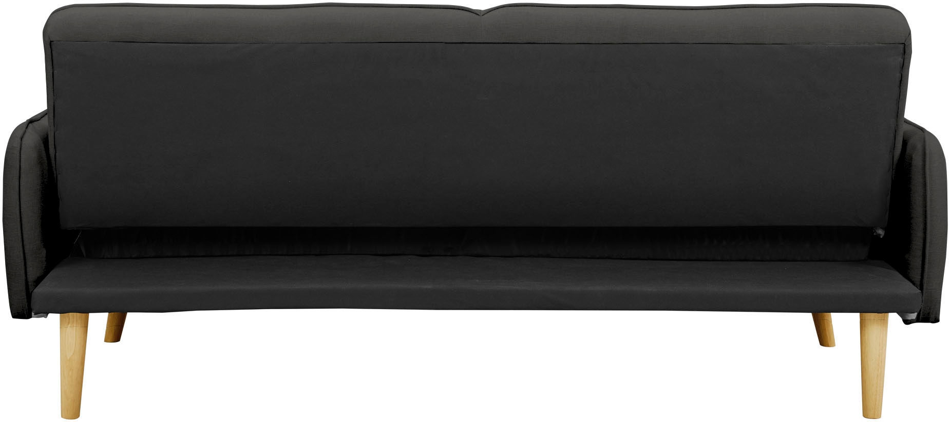 SalesFever Schlafsofa »Linköping, 3-Stizer, Sofa«, mit Knopfheftung im Rücken und Schlaffunktion, Breite 188 cm